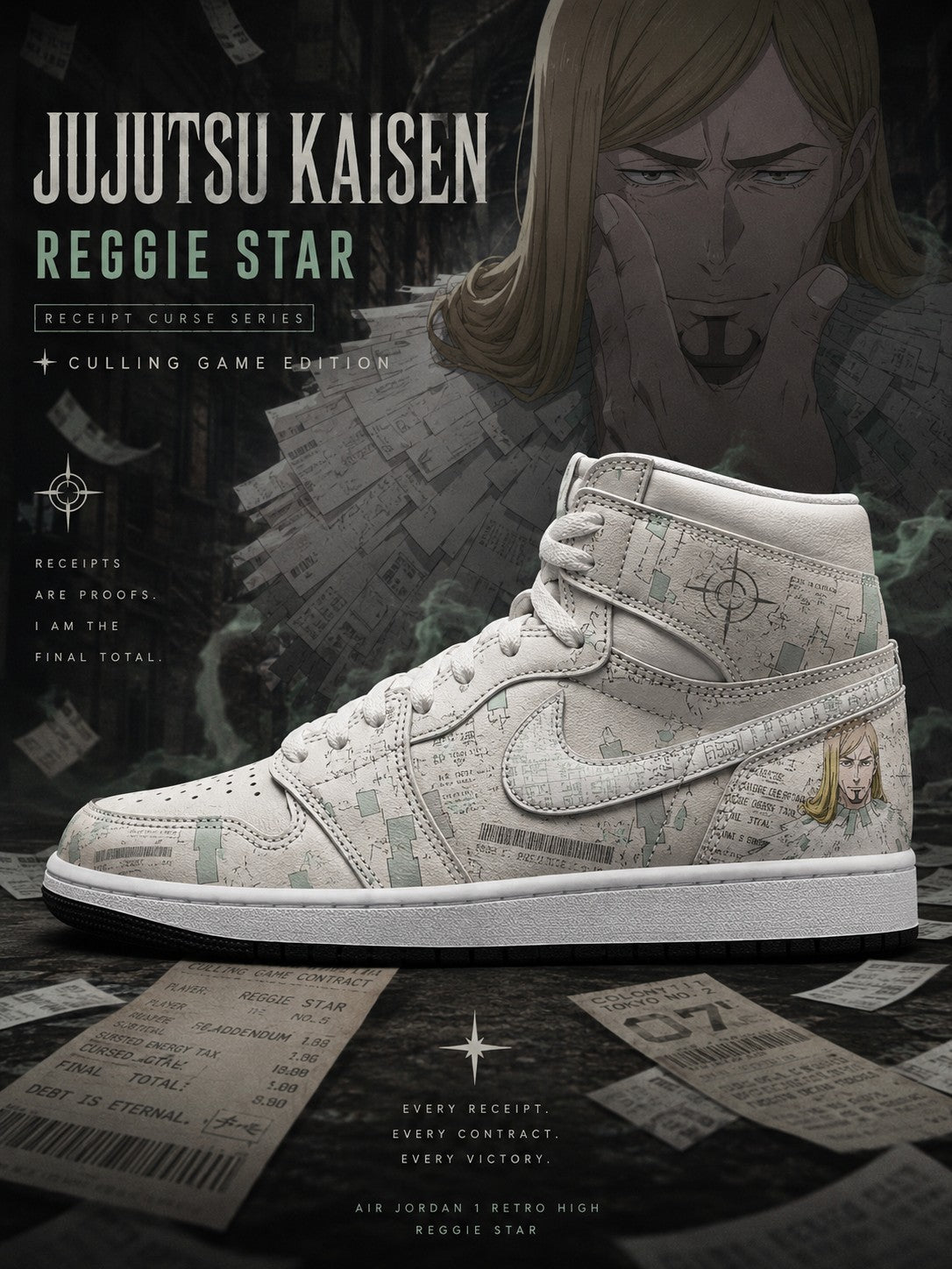 Reggie Star V.1 Custom High-Top Sneakers