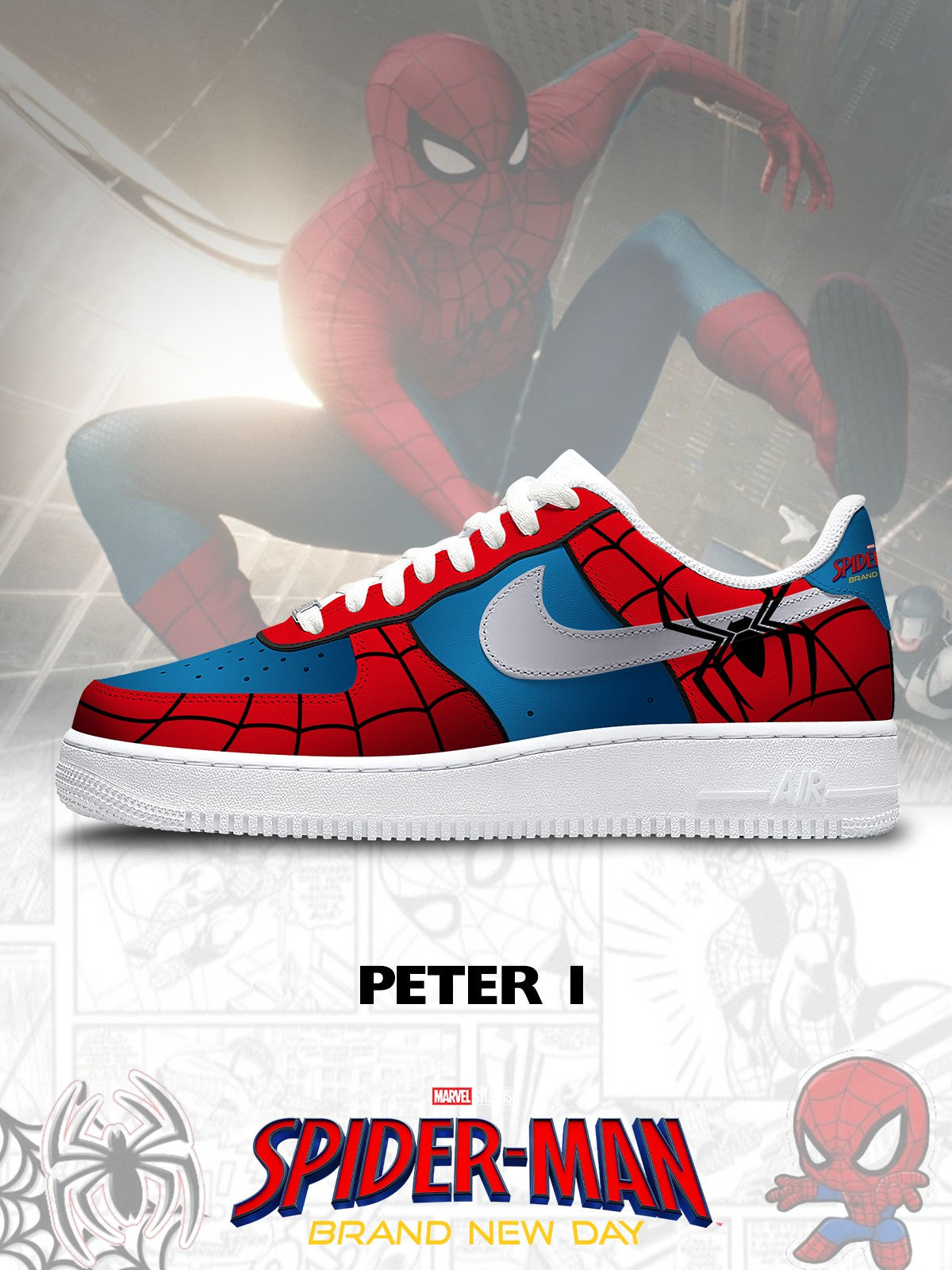 Peter V.8 Custom Air-Style Sneakers