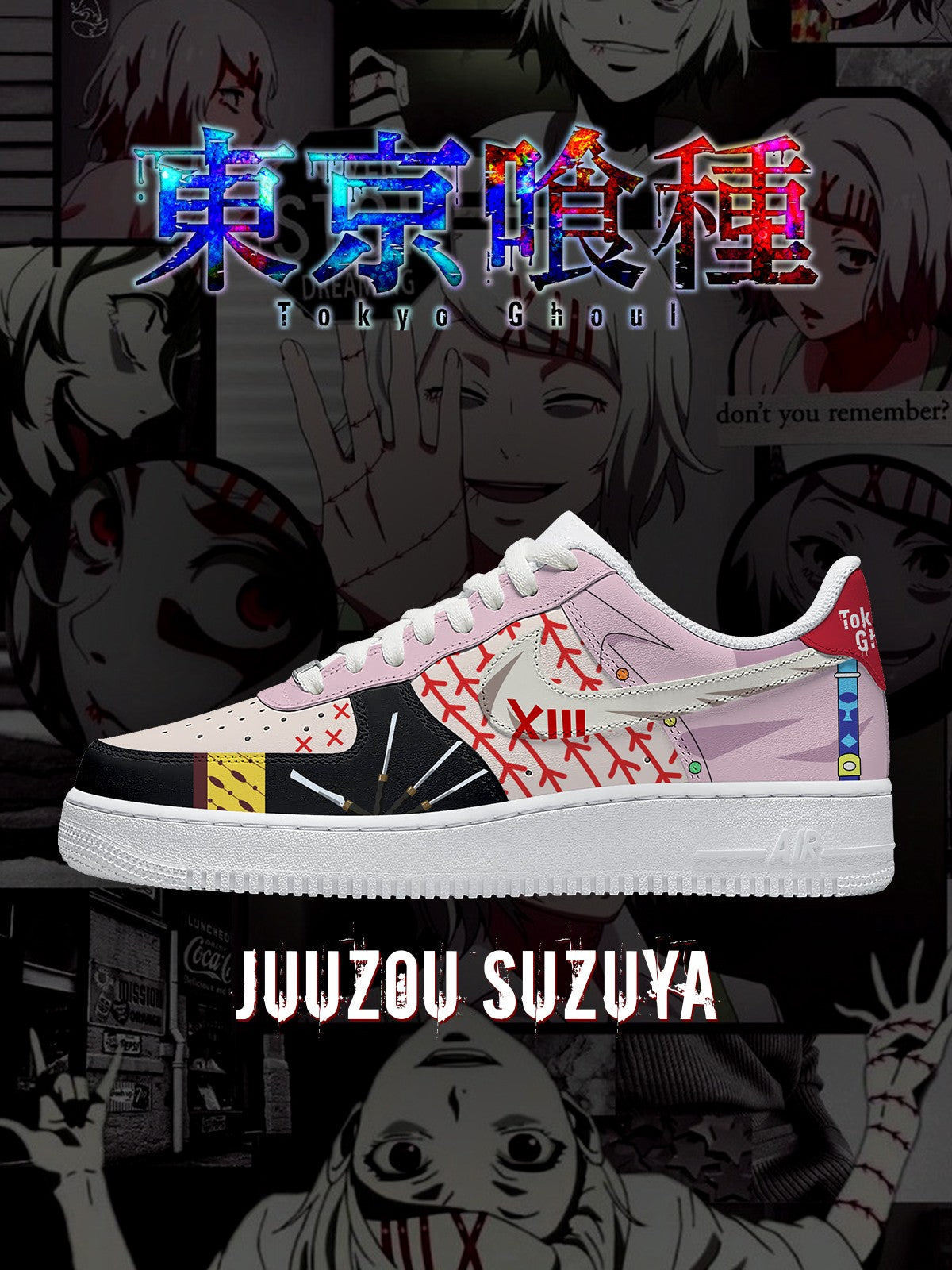 Juuzou Suzuya V.2 Custom Air-Style Sneakers