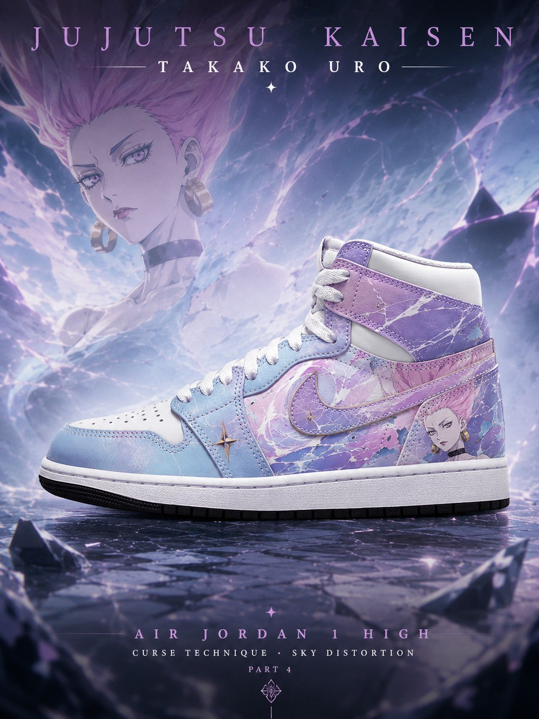 Takako Uro V.1 Custom High-Top Sneakers
