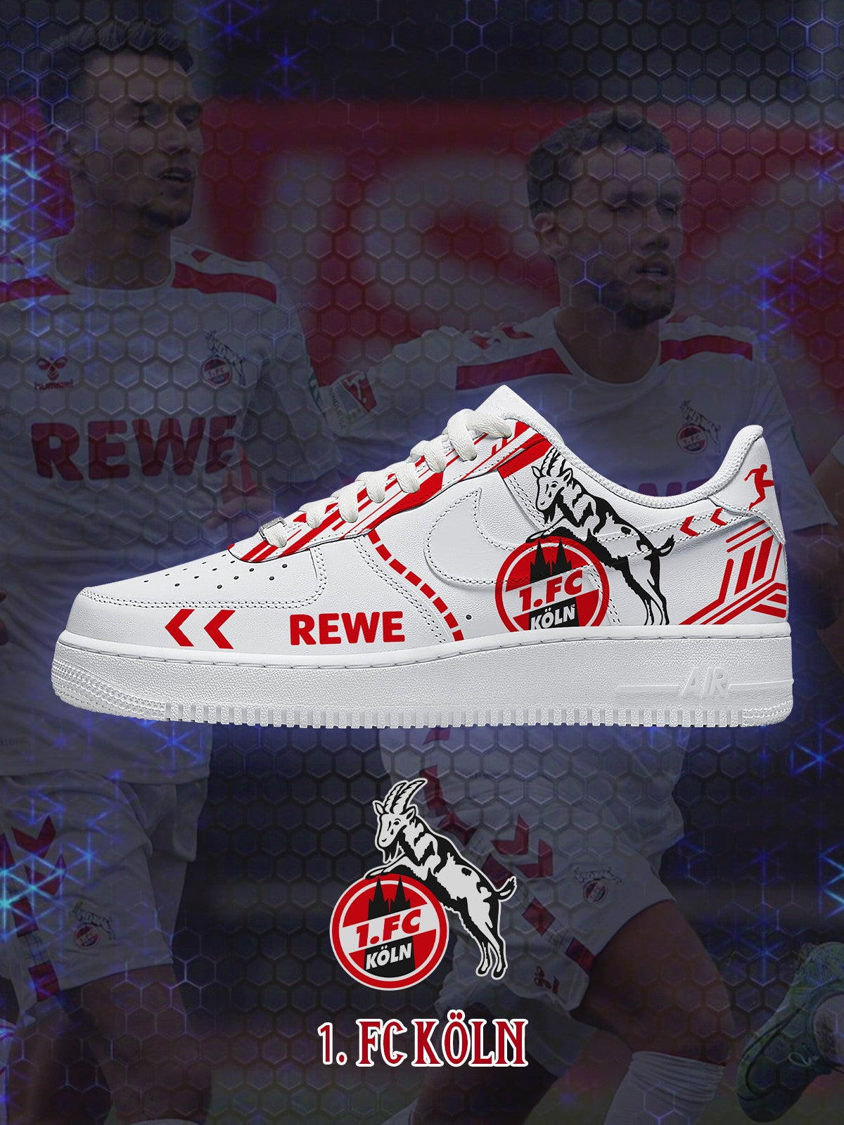 K??ln V.1 Custom Air-Style Sneakers