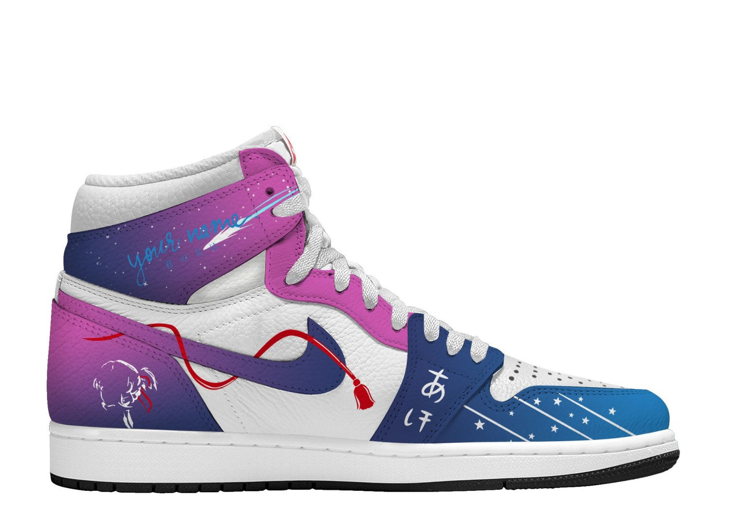 Mitsuha Miyamizu V.1 Custom TS High Sneakers