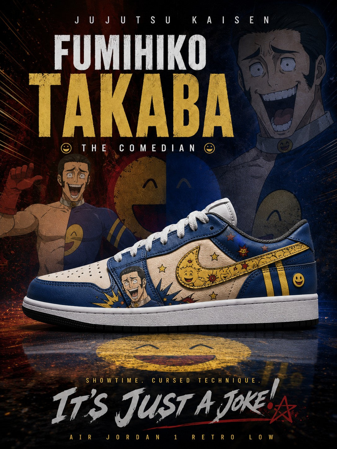 Fumihiko Takaba V.1 Custom Low-Top Court Sneakers