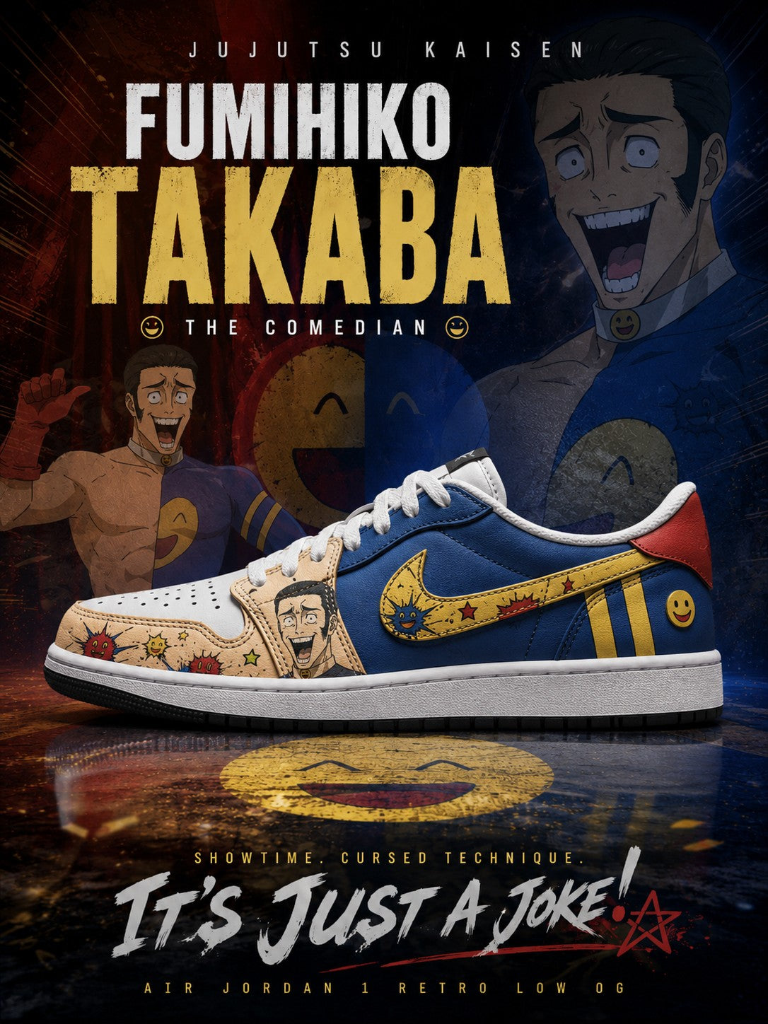 Fumihiko Takaba V.2 Custom Low-Top Court Sneakers