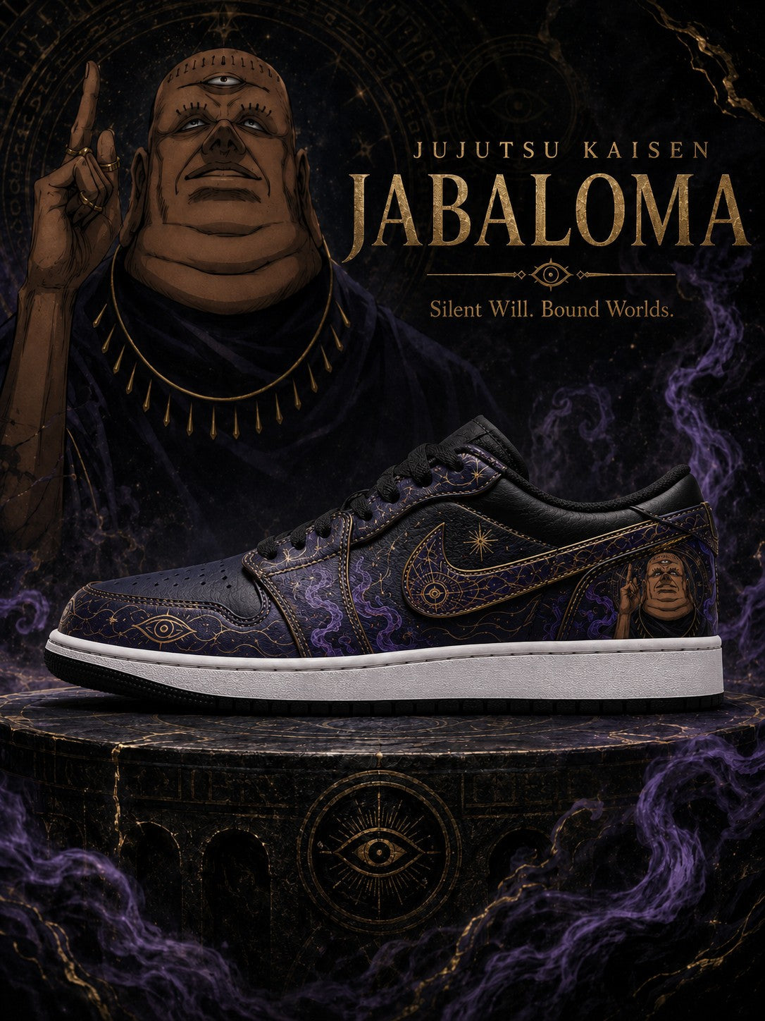 Jabaloma V.1 Custom Low-Top Court Sneakers