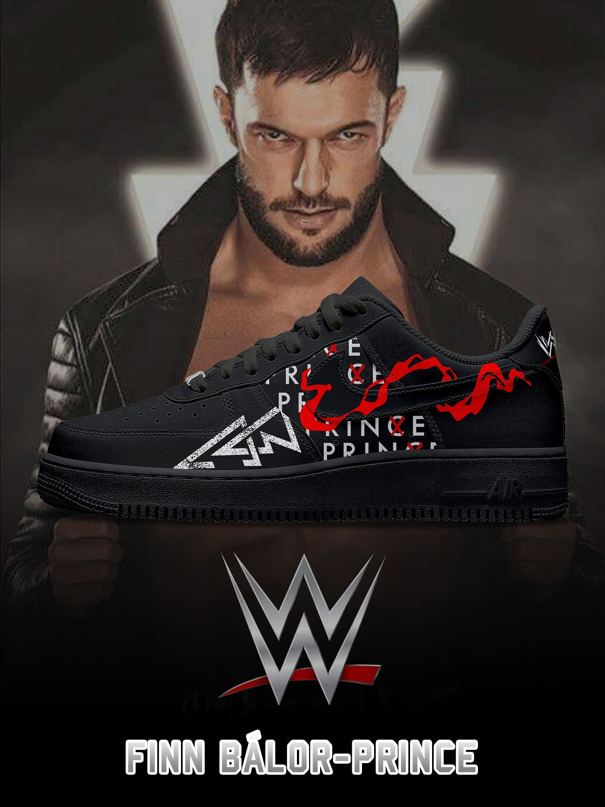Finn B??lor-Prince V.1 Custom Air-Style Sneakers