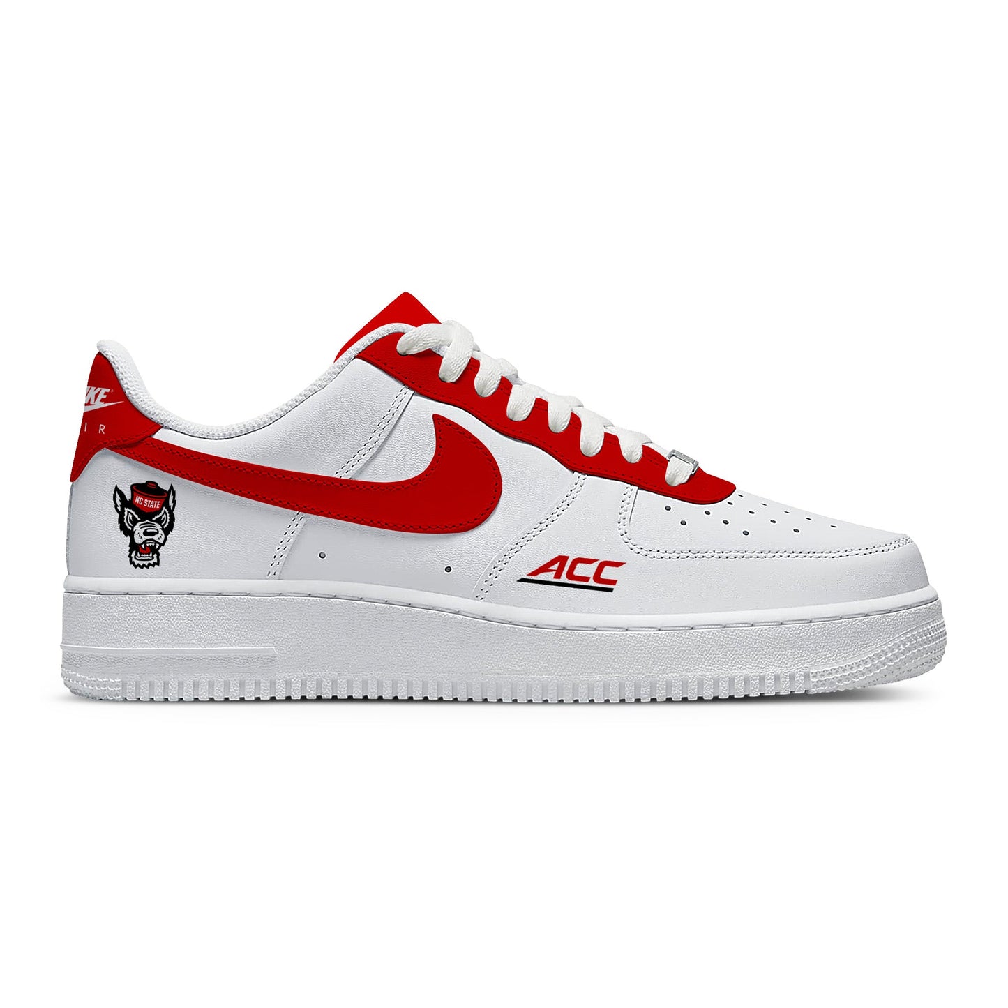 NC State College Custom Air-Style Sneakers