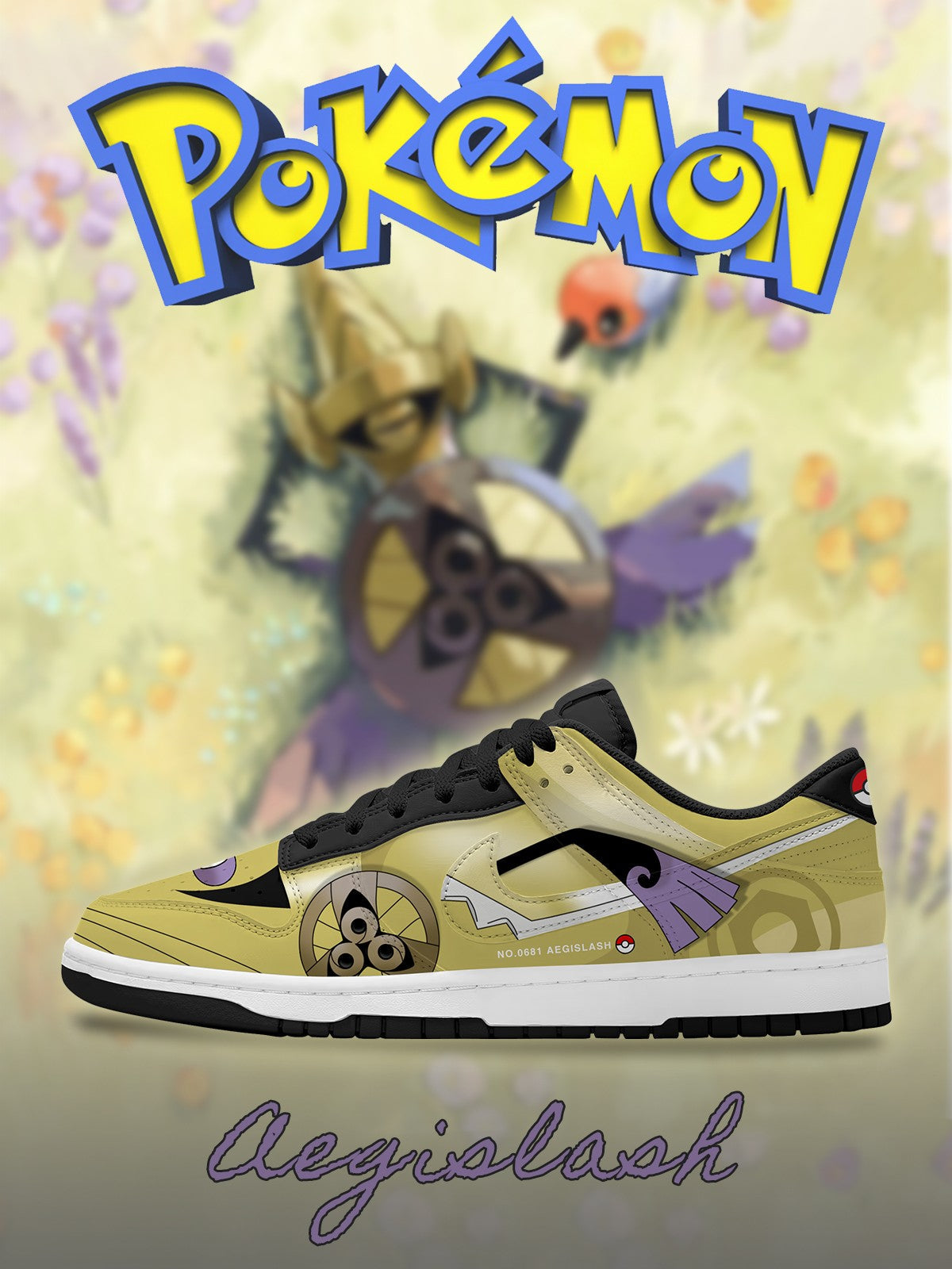 Aegislash V.1 Custom SB-Style Sneakers