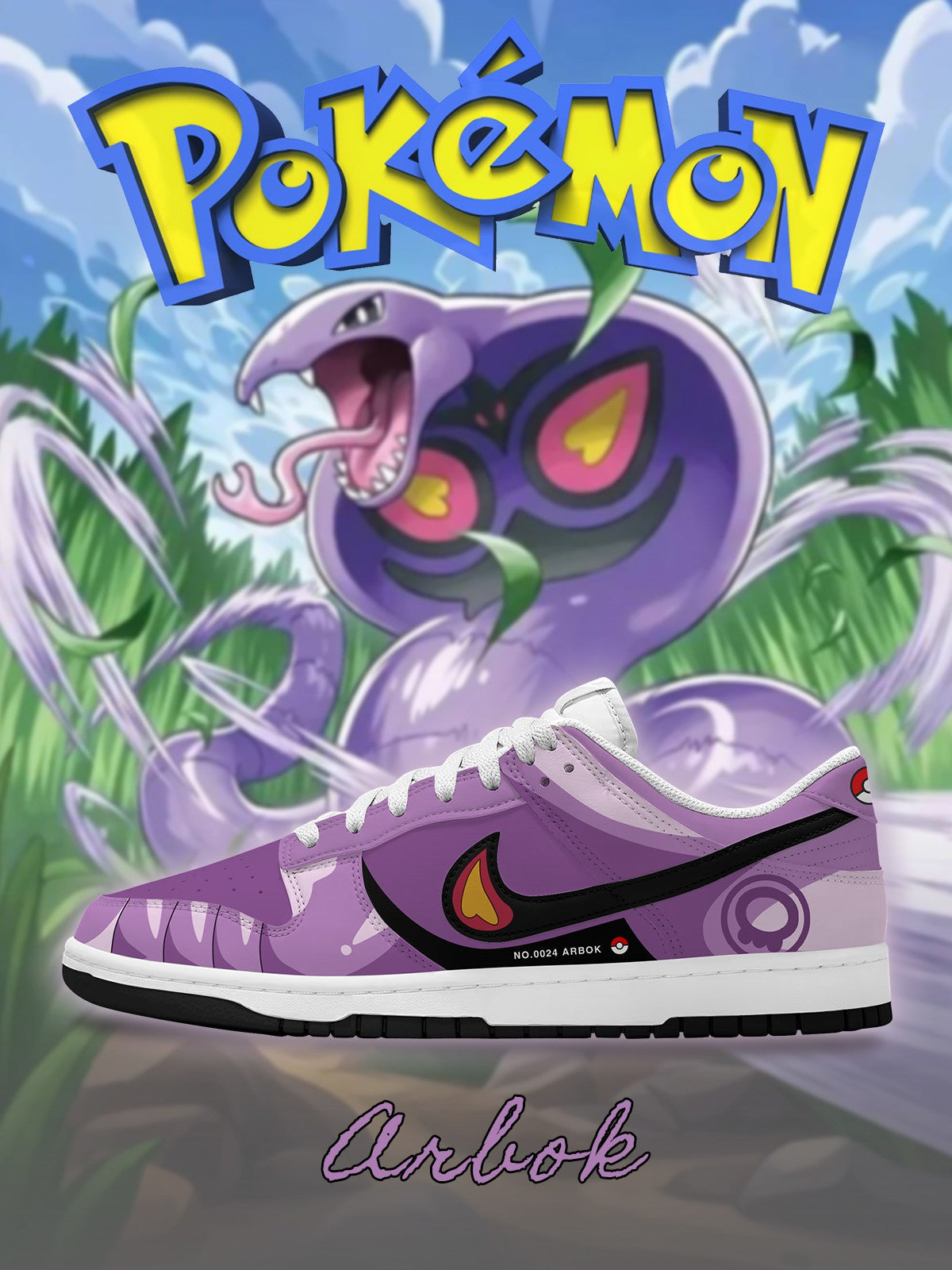 Arbok V.1 Custom SB-Style Sneakers