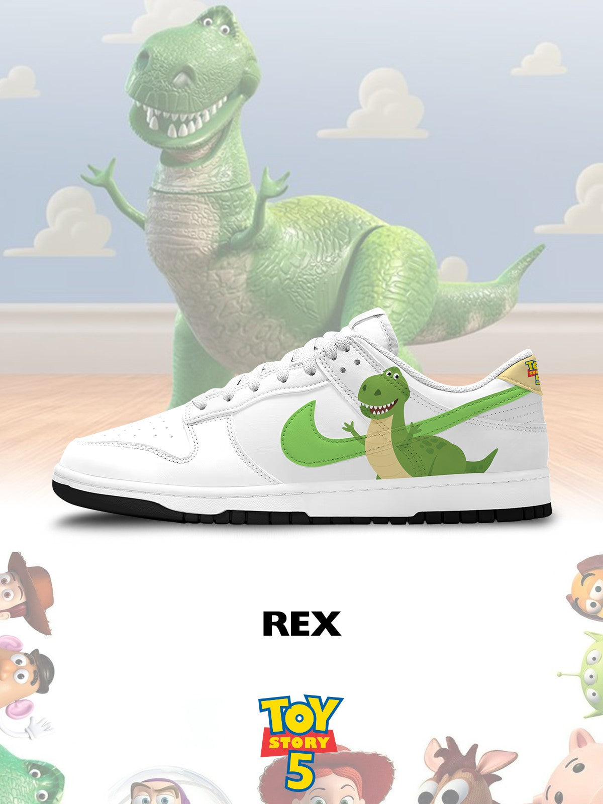 Rex V.1 Custom SB-Style Sneakers