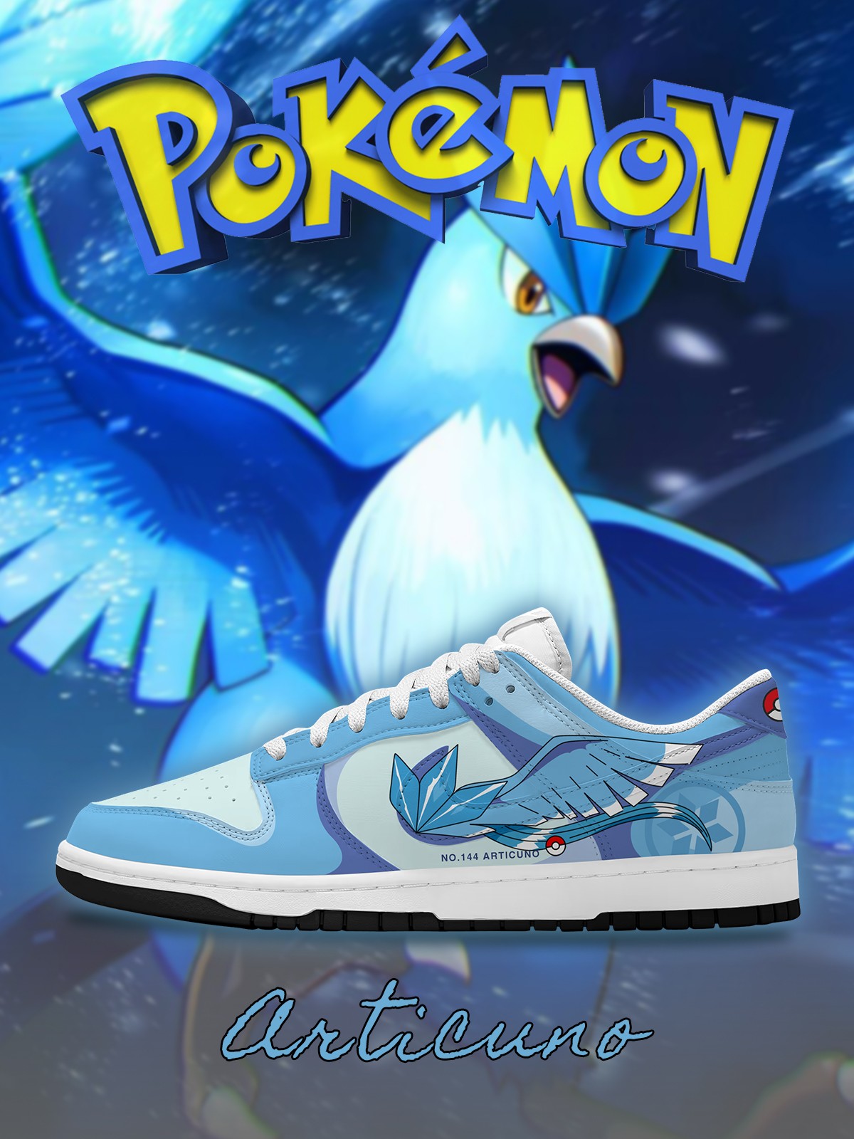 Articuno V.1 Custom SB-Style Sneakers