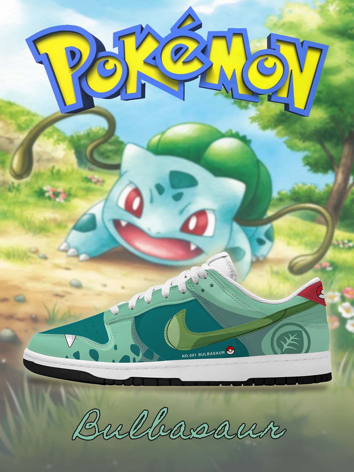 Bulbasaur V.3 Custom SB-Style Sneakers