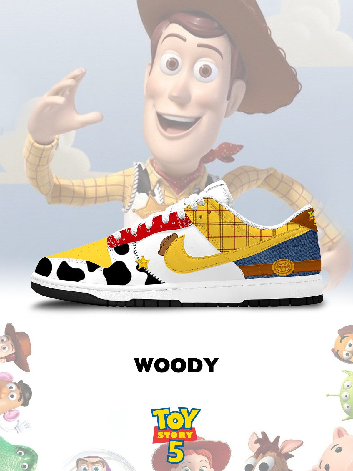 Woody V.1 Custom SB-Style Sneakers