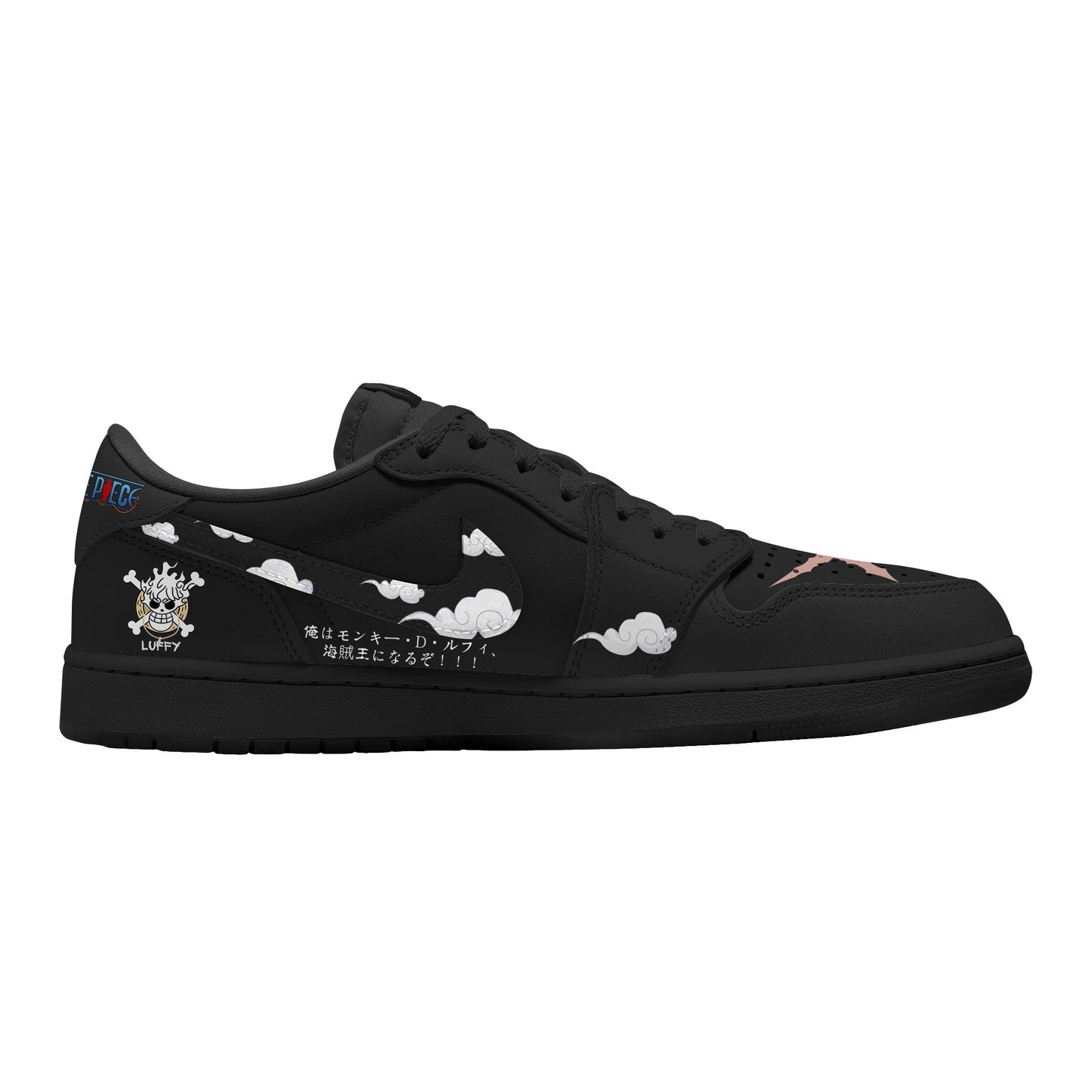 Luffy Gear 5 Nika V.10 Custom Low-Top Court Sneakers