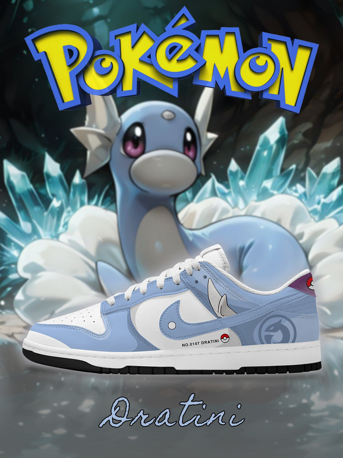 Dratini V.1 Custom SB-Style Sneakers