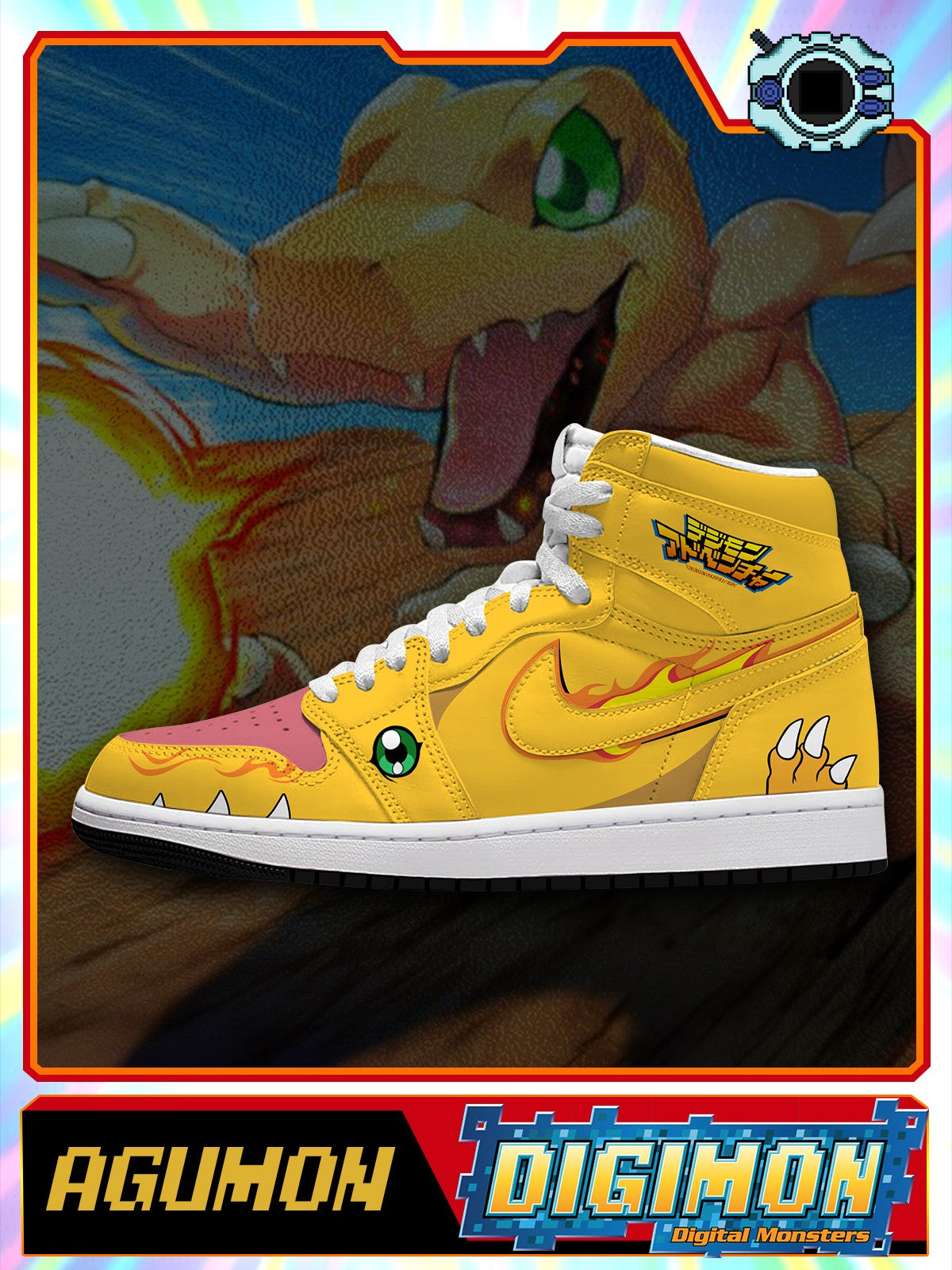 Agumon V.1 Custom High-Top Sneakers