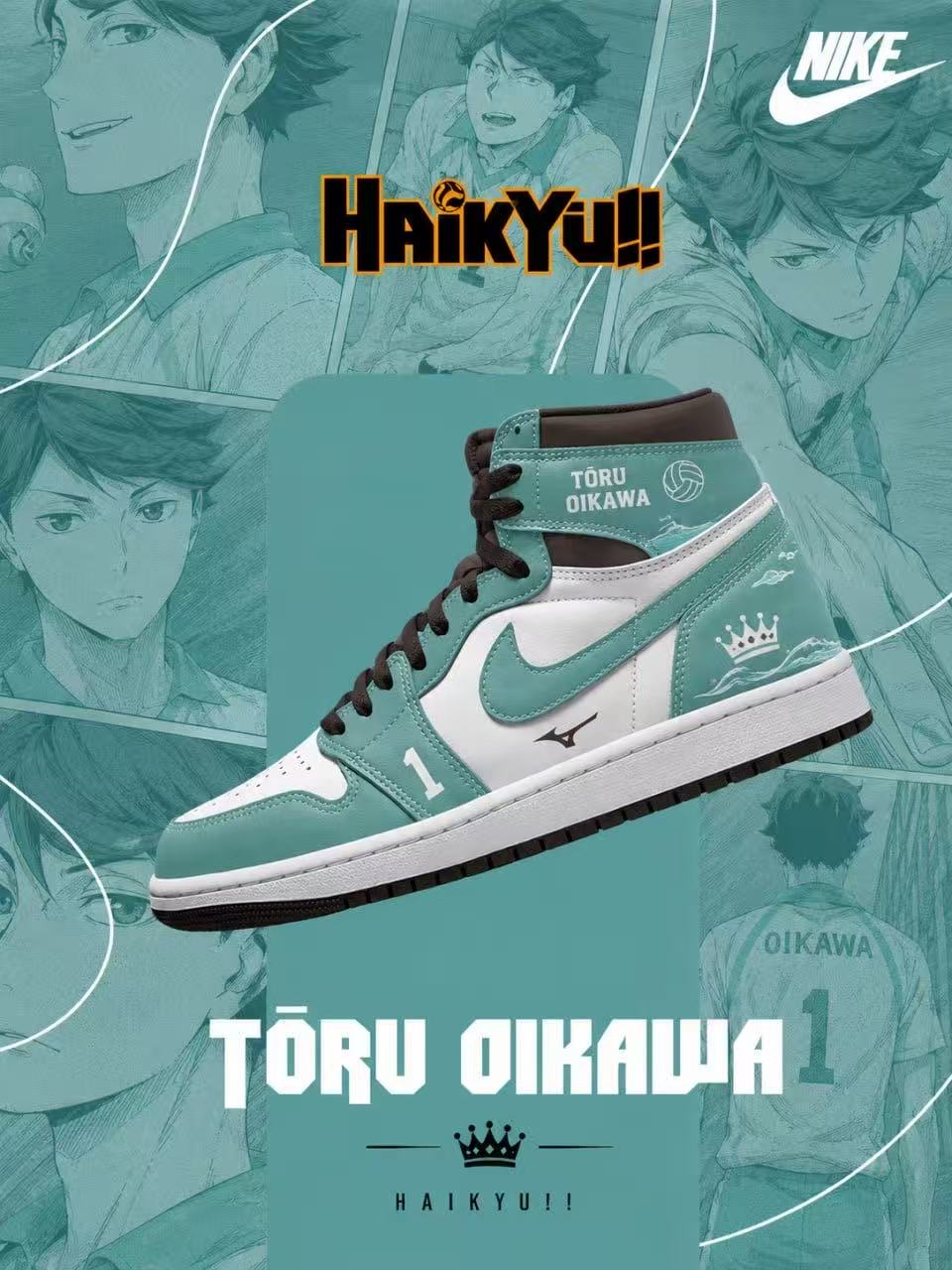 Toru Oikawa V.3 Custom High-Top Sneakers