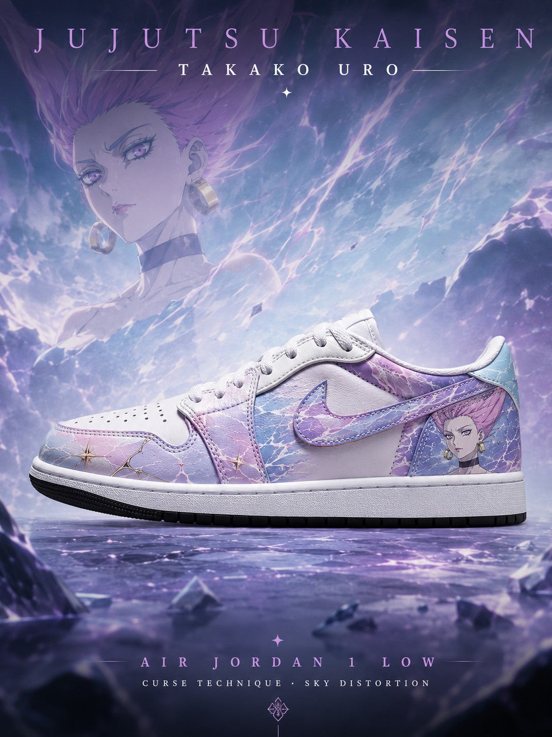 Takako Uro V.1 Custom Low-Top Court Sneakers