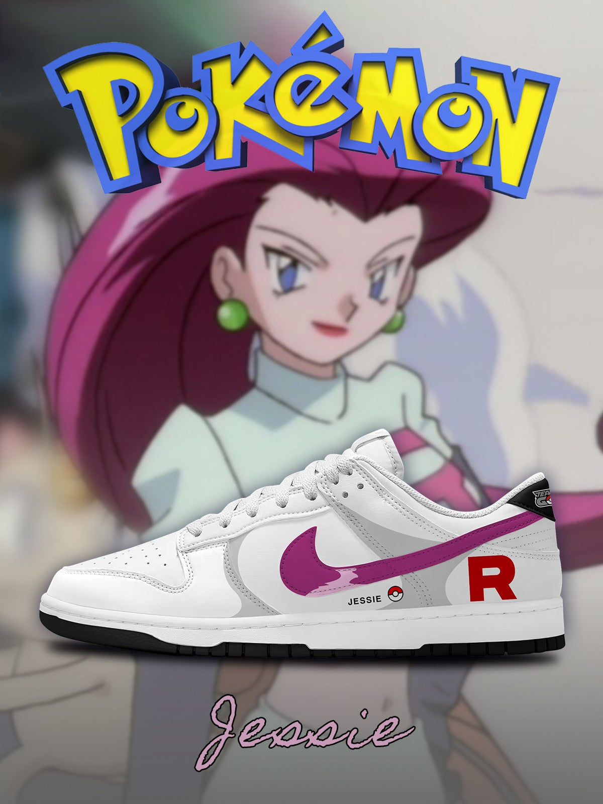 Jessie V.1 Custom SB-Style Sneakers