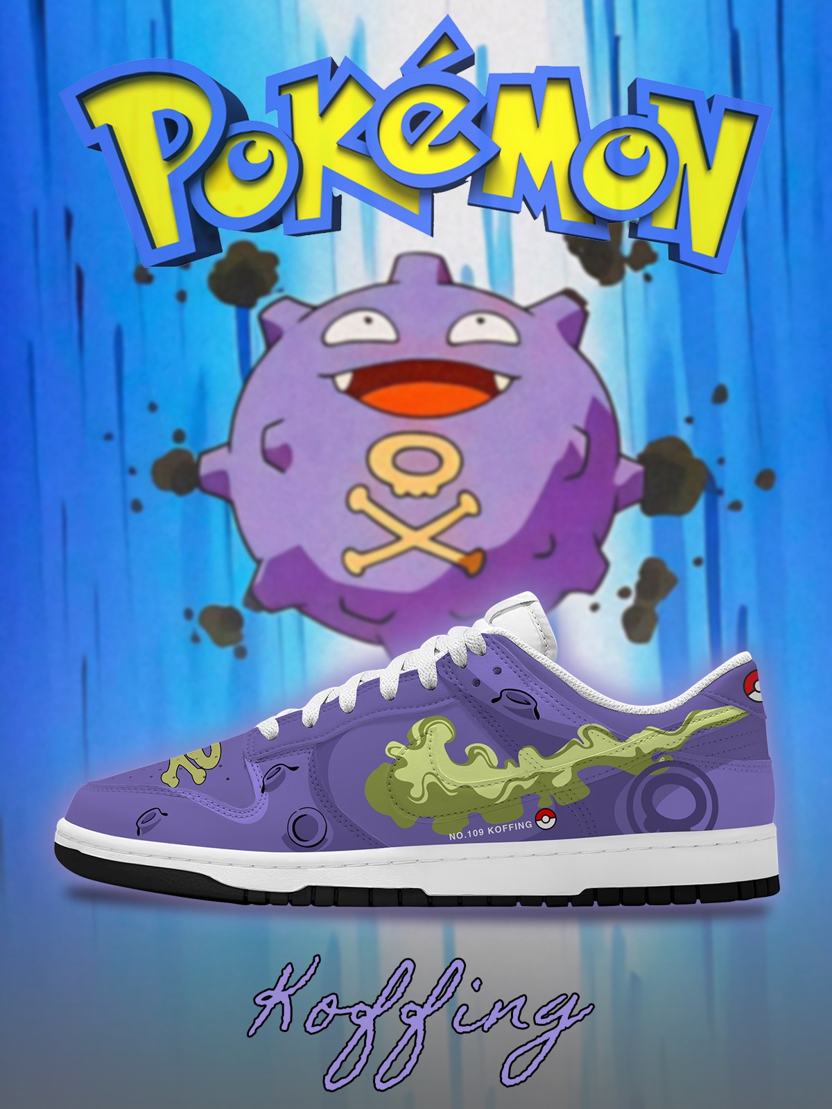Koffing V.1 Custom SB-Style Sneakers