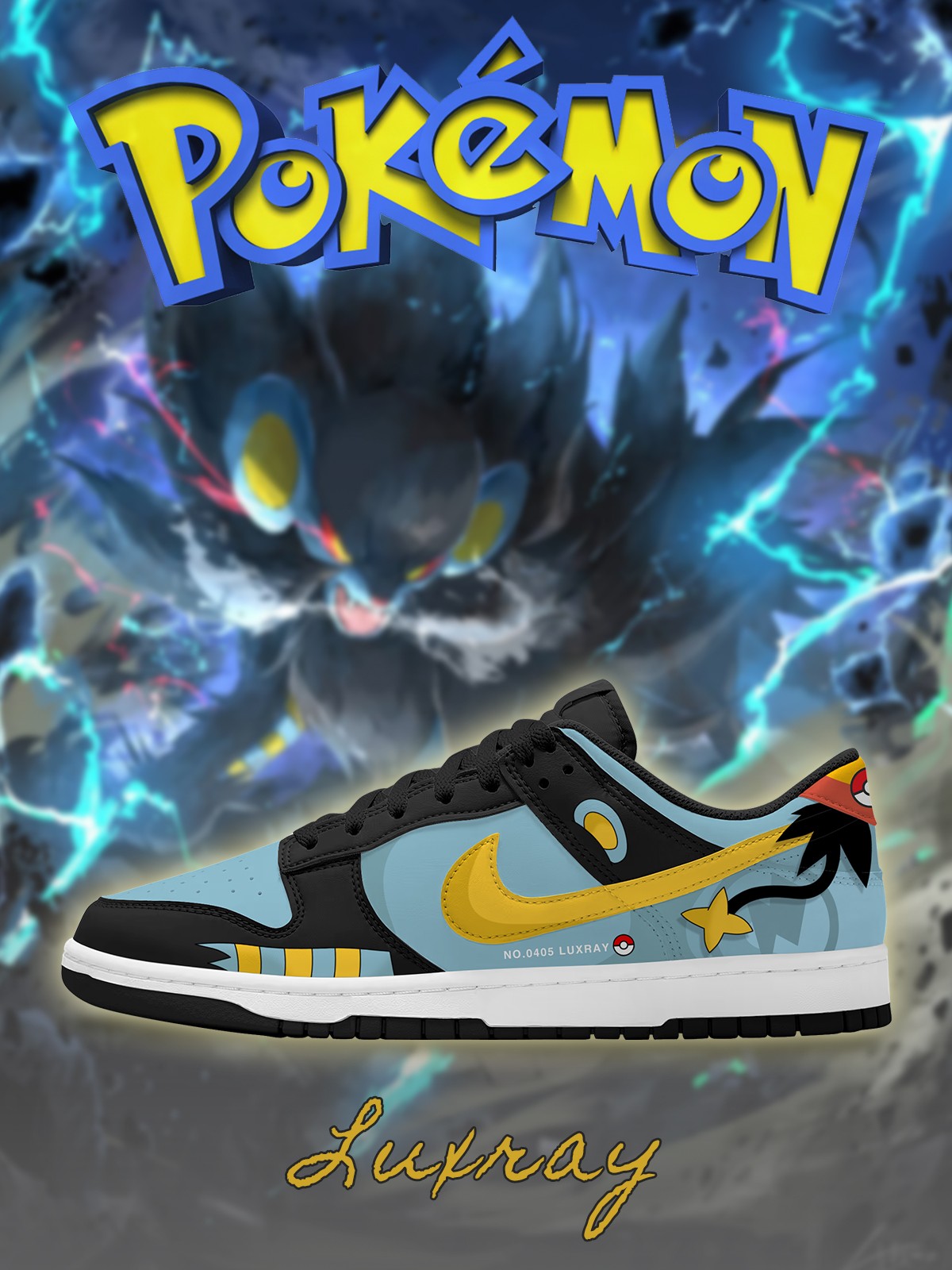 Luxray V.1 Custom SB-Style Sneakers