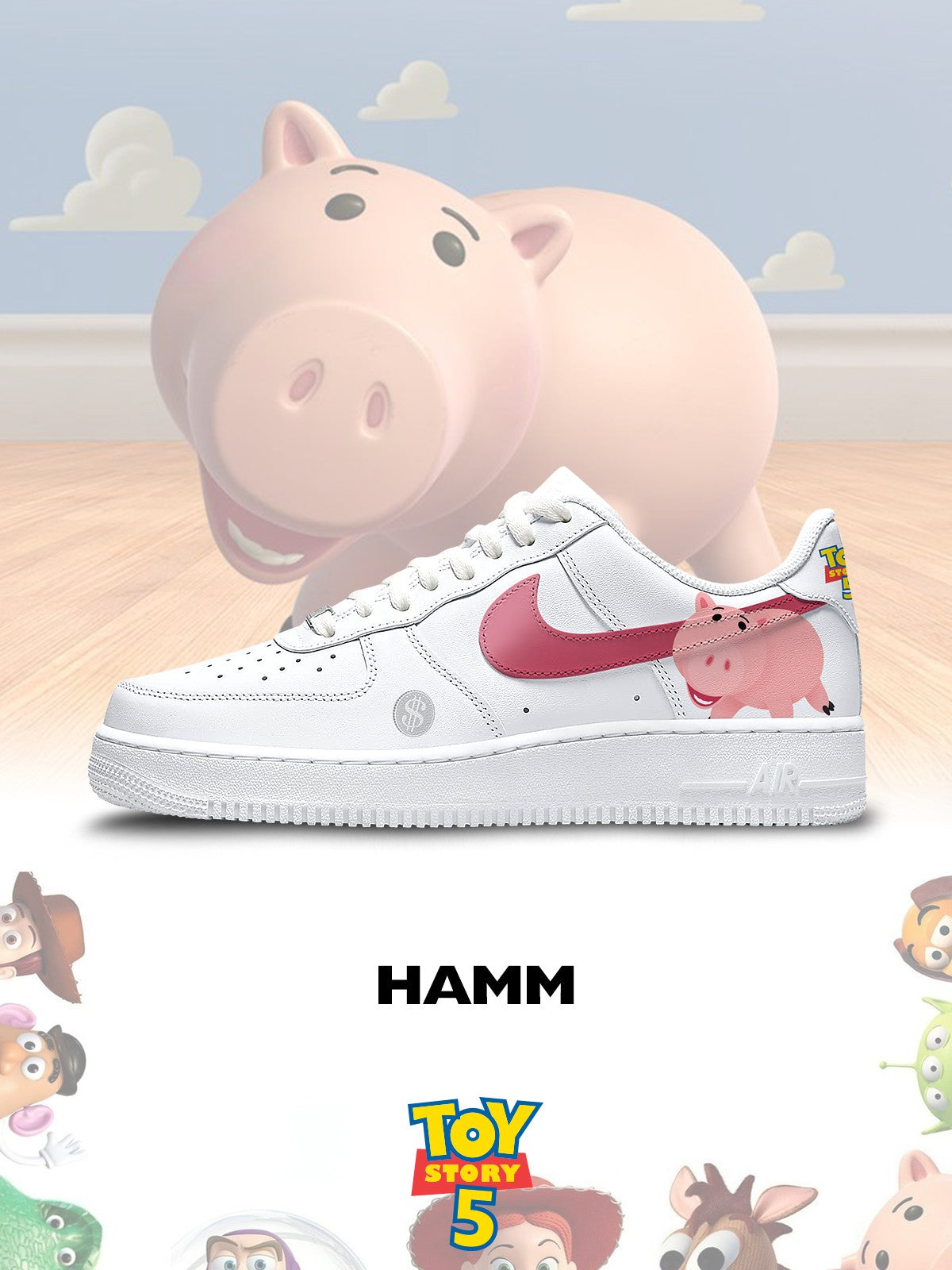 Hamm V.1 Custom Air-Style Sneakers