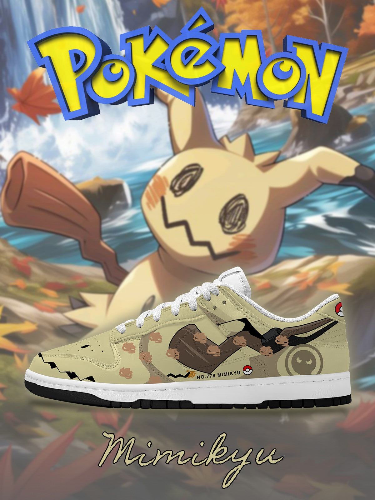 Mimikyu V.1 Custom SB-Style Sneakers
