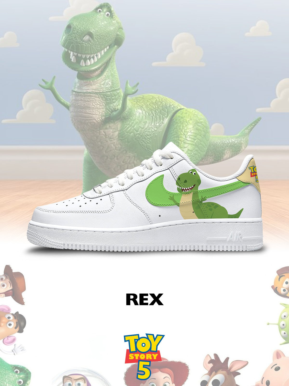 Rex V.1 Custom Air-Style Sneakers