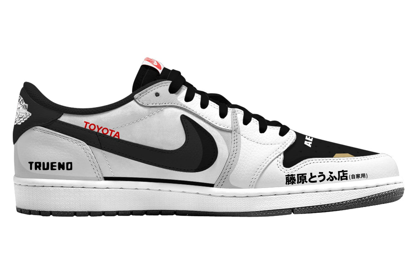 Takumi Fujiwara's AE86 V.1 Custom TS Low Sneakers