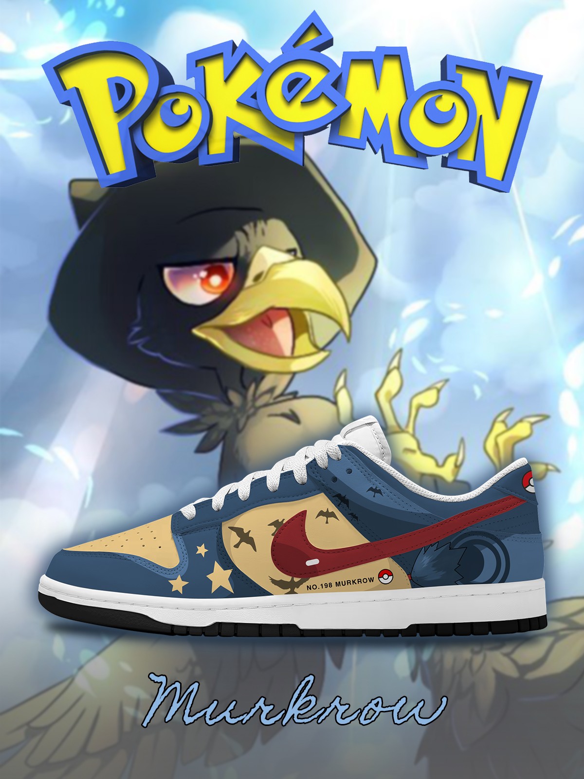Murkrow V.1 Custom SB-Style Sneakers