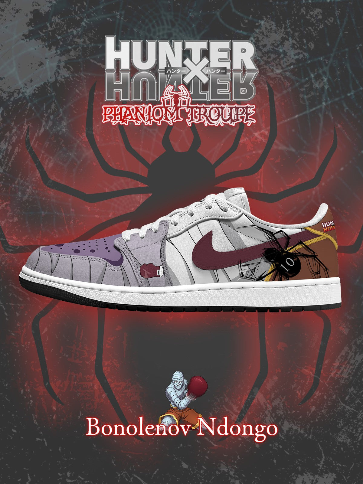 Bonolenov Ndongo V.1 Custom Low-Top Court Sneakers