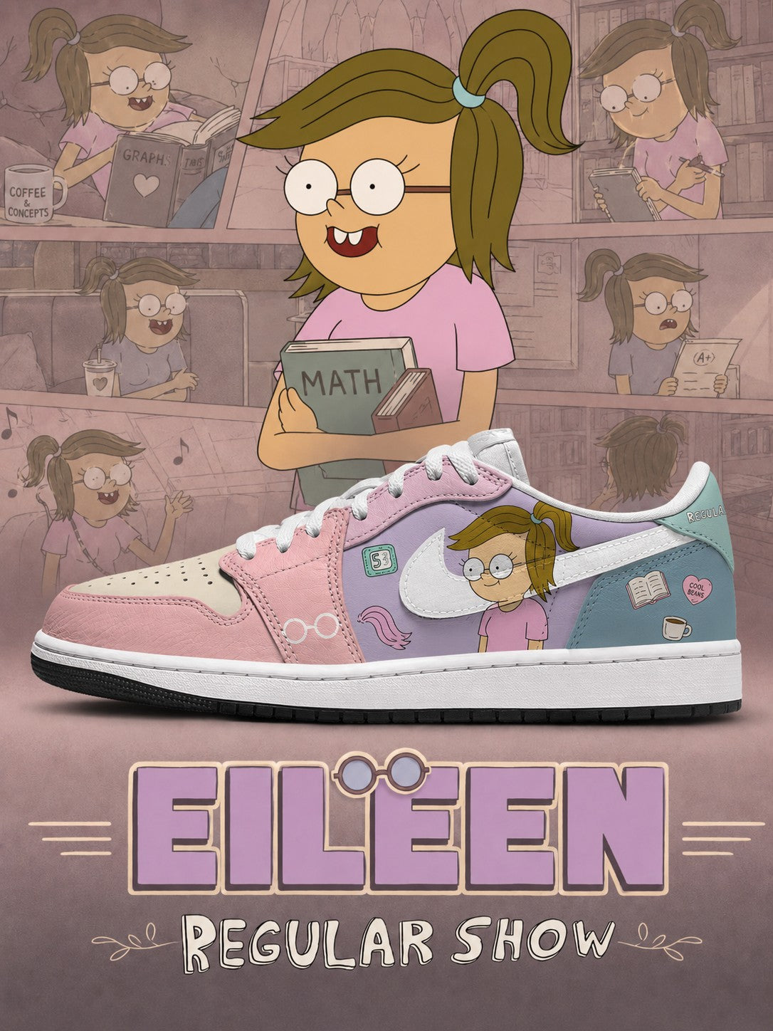 Eileen V.1 Custom Low-Top Court Sneakers