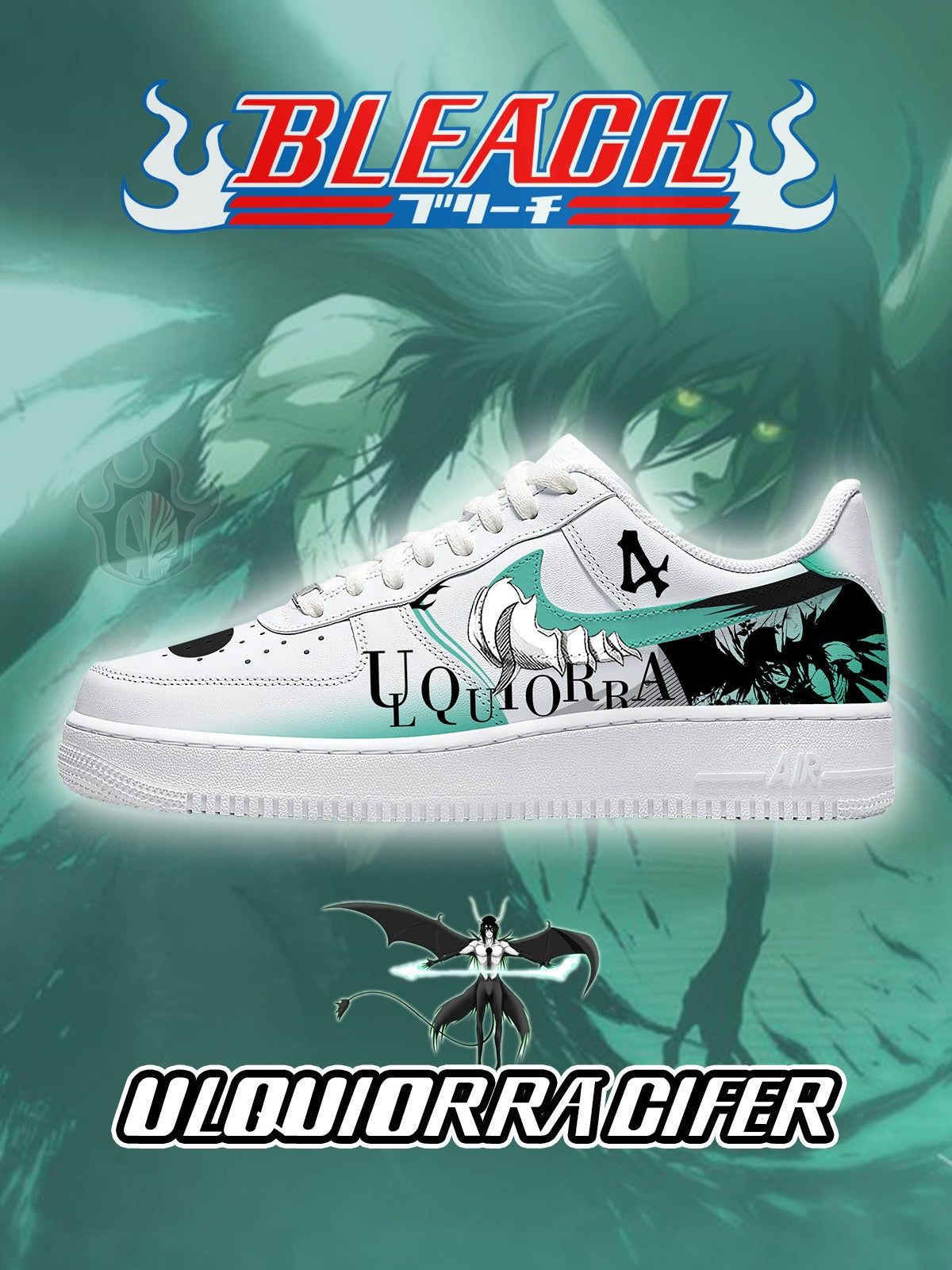 Ulquiorra Cifer Custom Sneakers