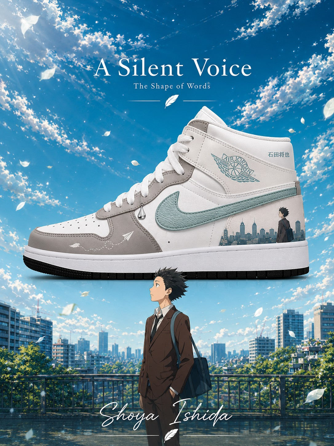 Shoya Ishida V.1 Custom High-Top Sneakers