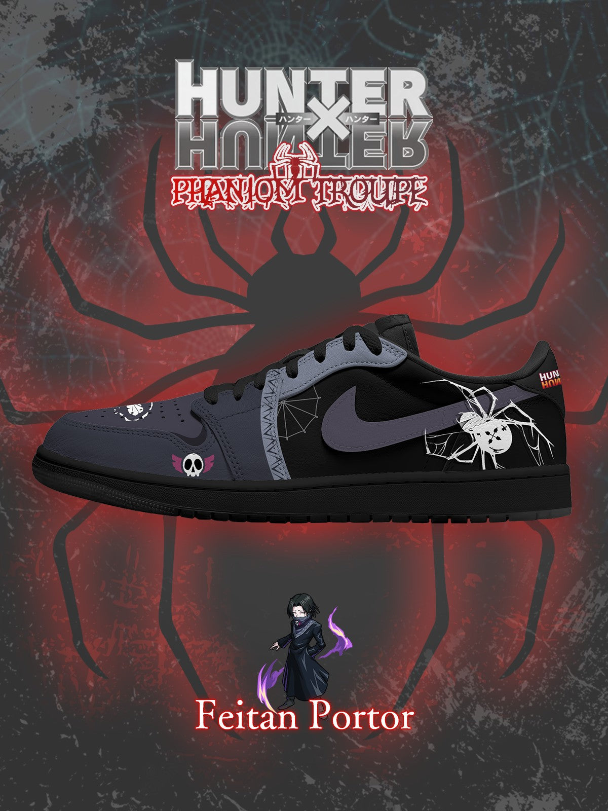 Feitan Portor V.1 Custom Low-Top Court Sneakers