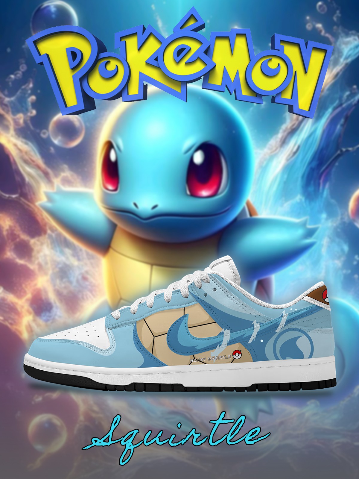Squirtle V.2 Custom SB-Style Sneakers