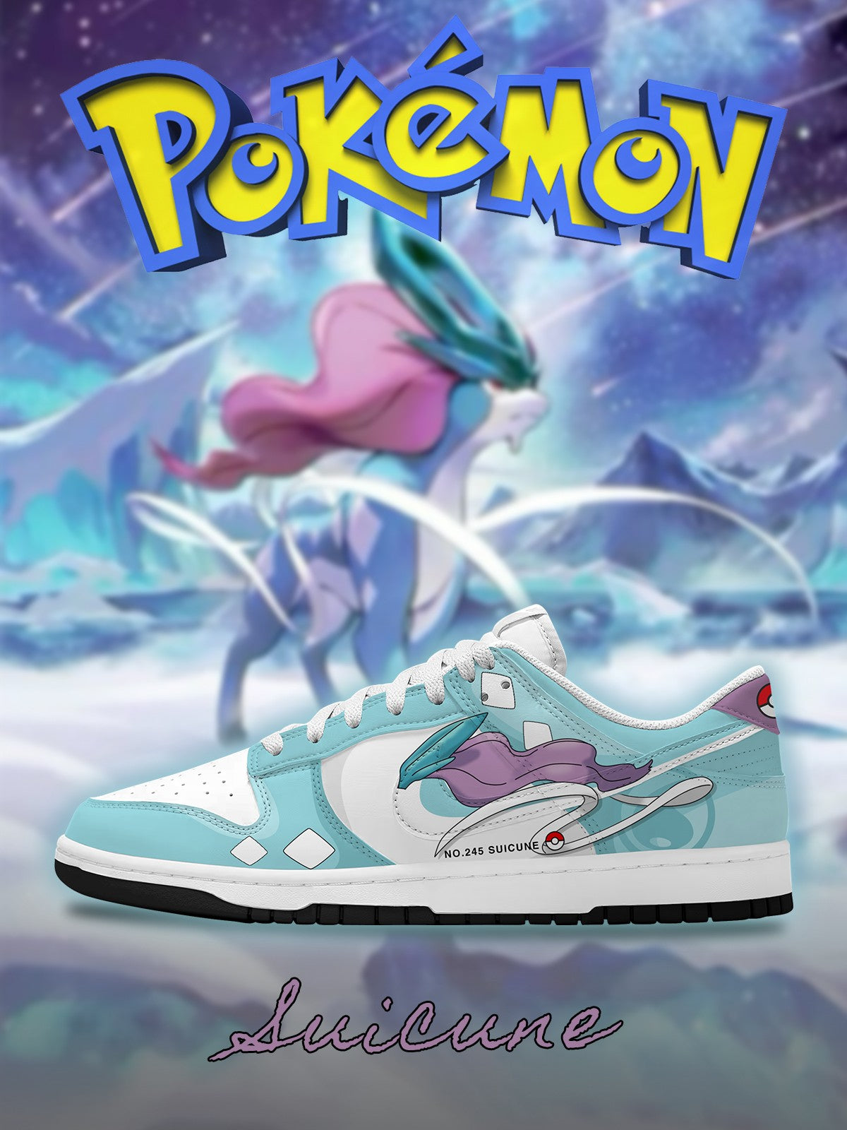 Suicune V.1 Custom SB-Style Sneakers