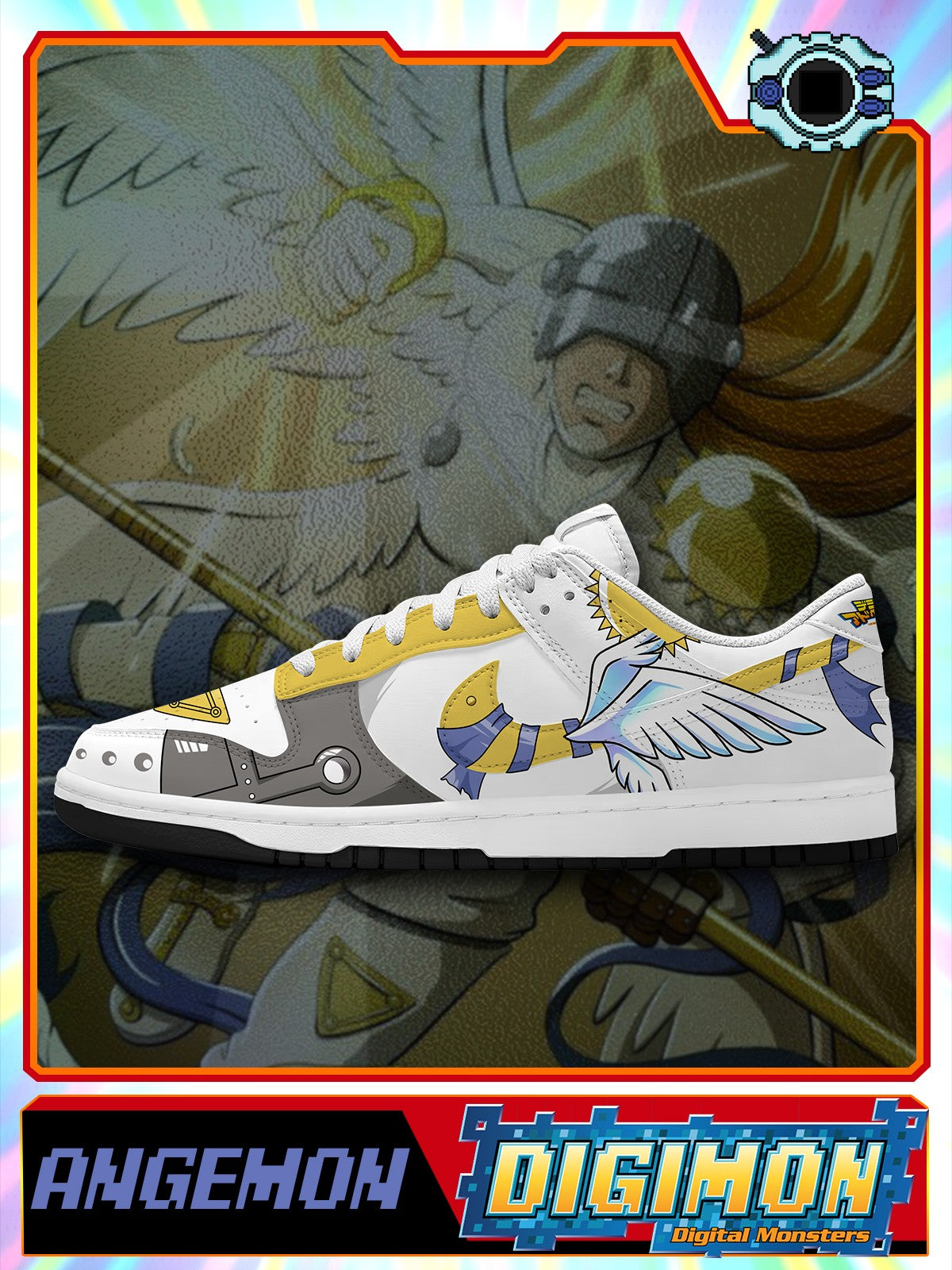 Angemon V.1 Custom SB-Style Sneakers