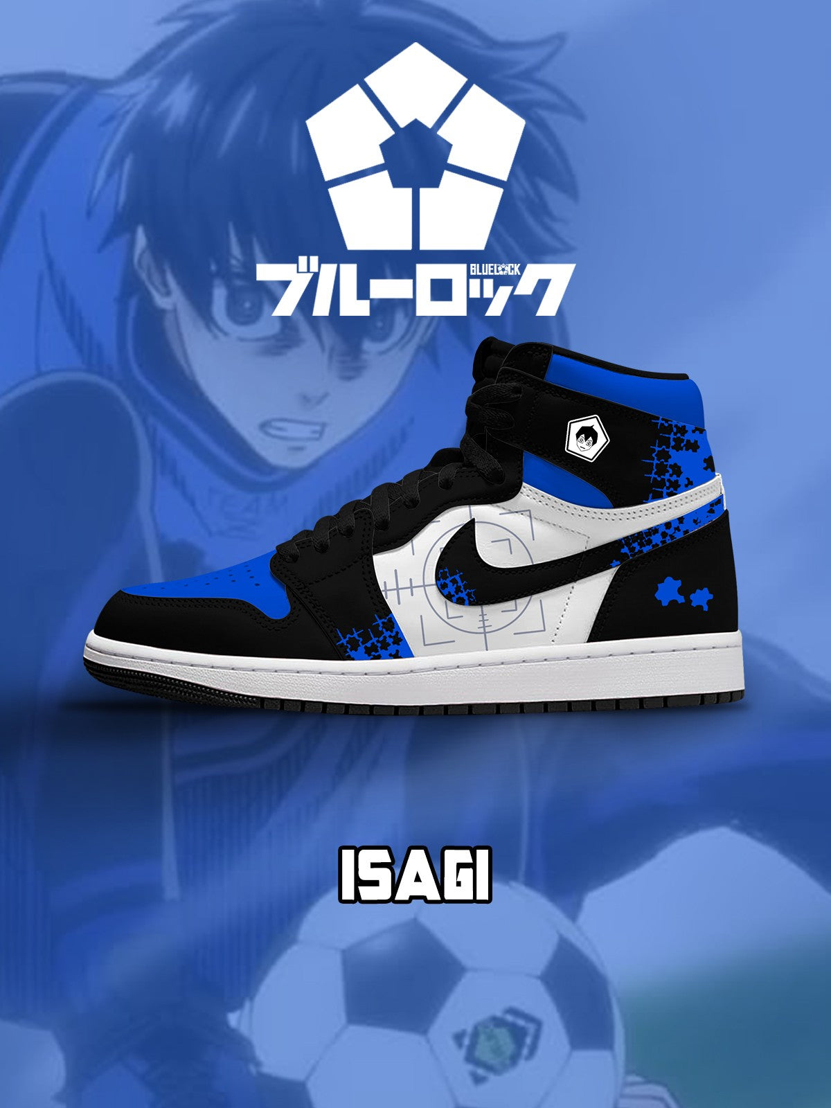 Yoichi Isagi No.1 Custom High-Top Sneakers