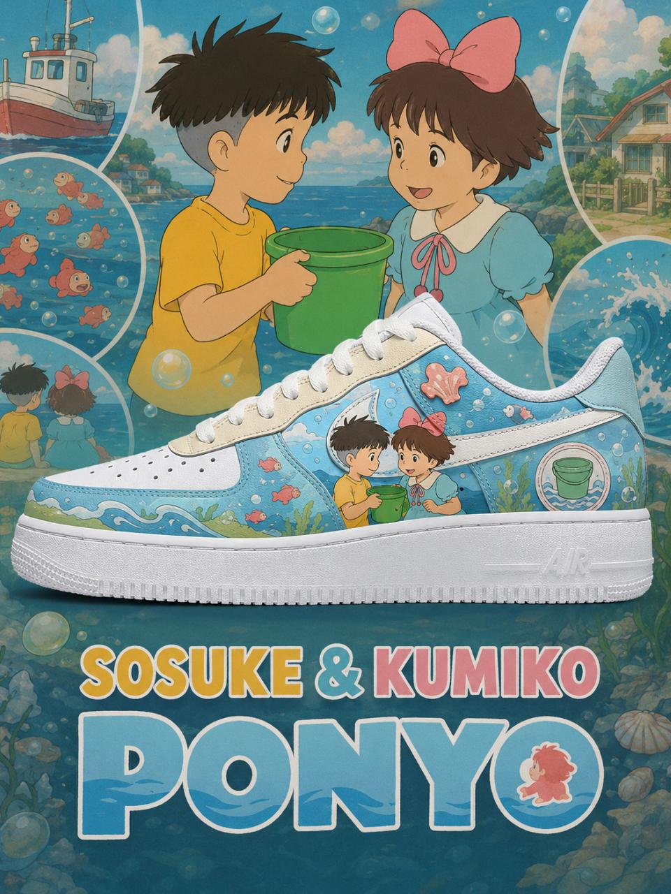 Sosuke and Kumiko V.1 Custom Air-Style Sneakers