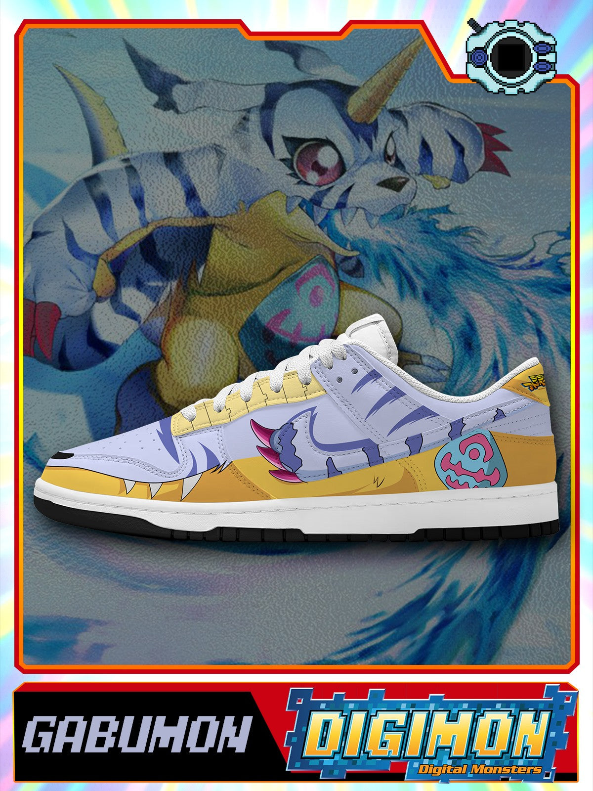 Gabumon V.1 Custom SB-Style Sneakers