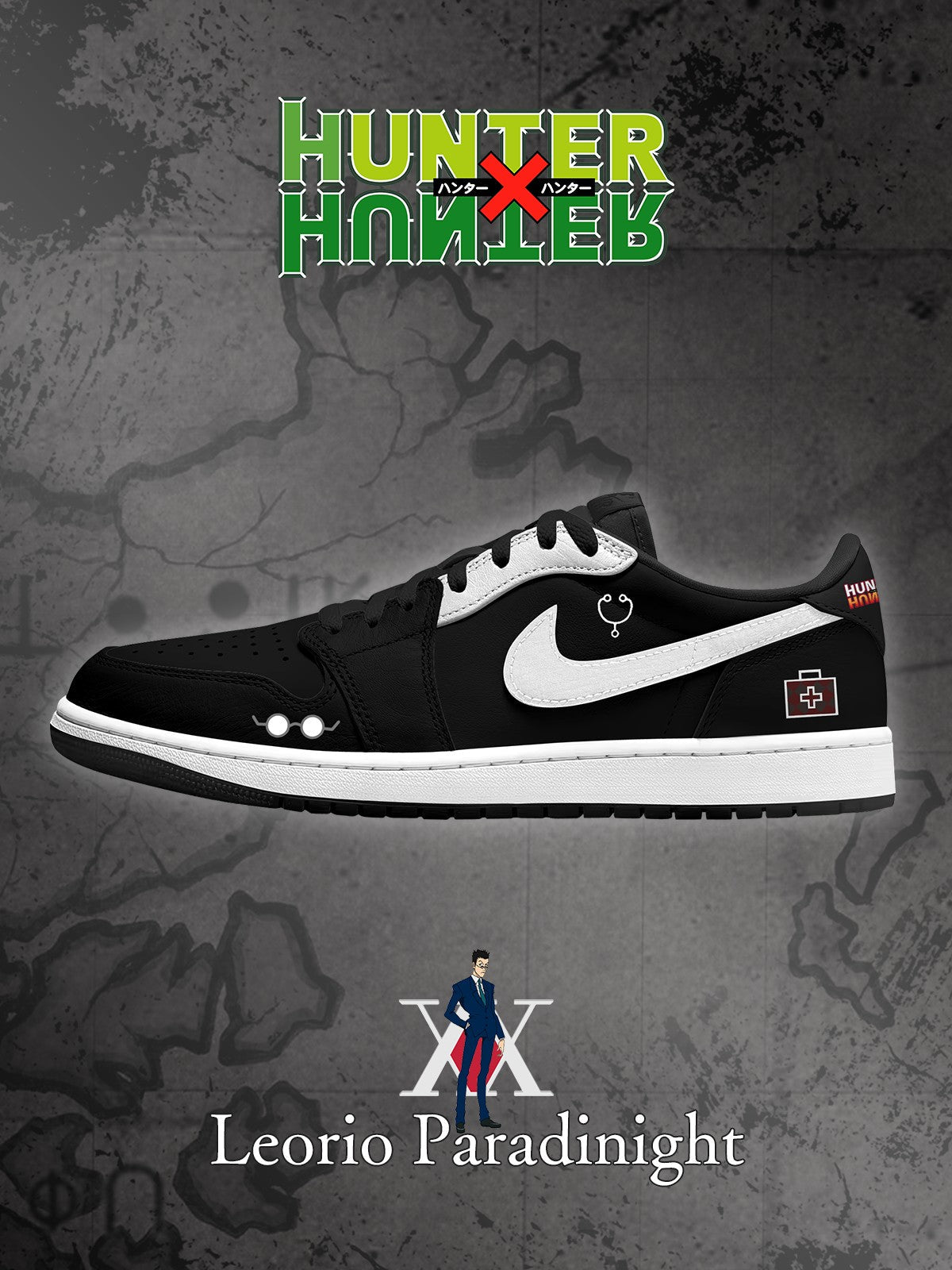 Leorio Paradinight V.1 Custom Low-Top Court Sneakers