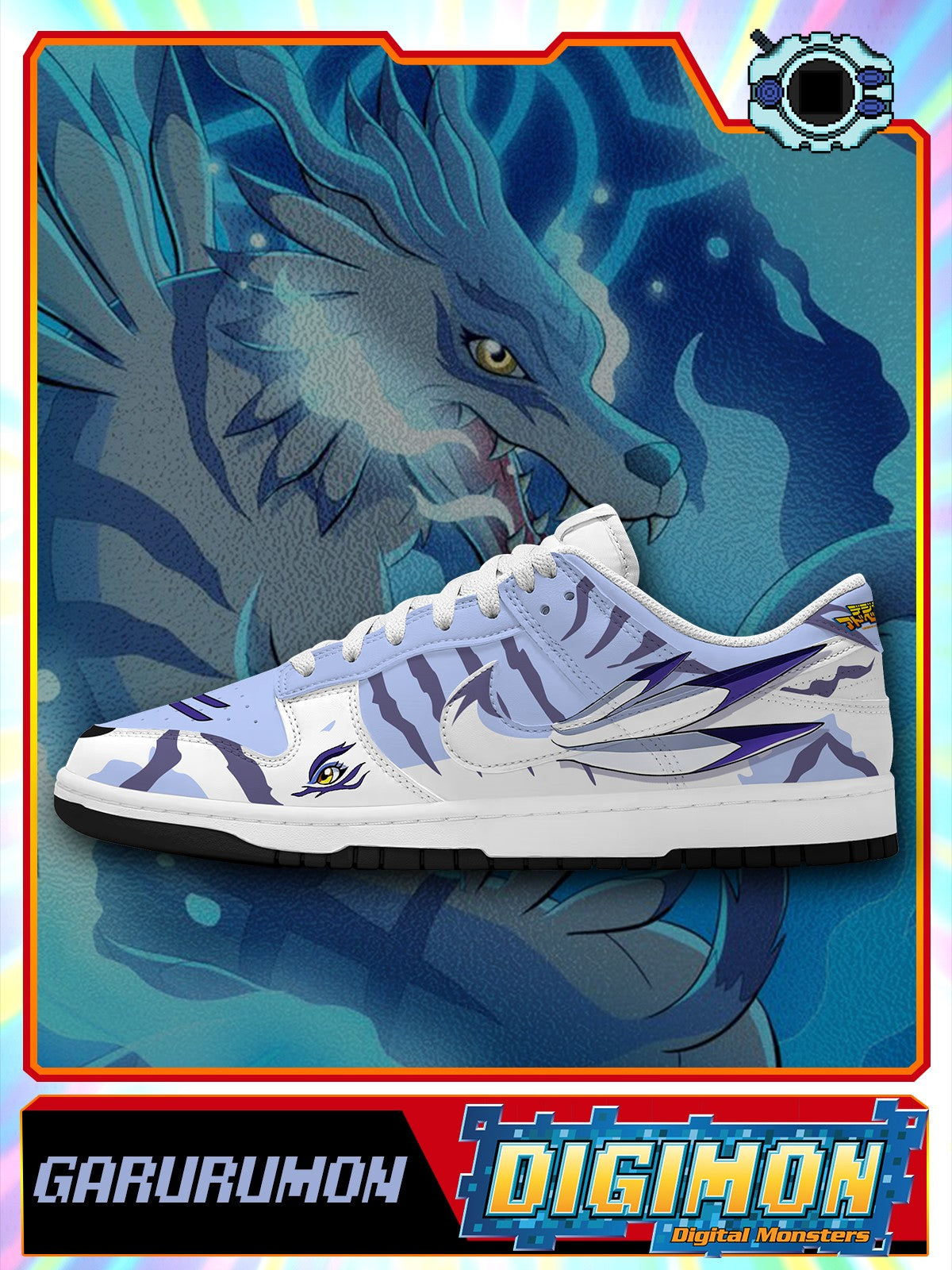 Garurumon V.1 Custom SB-Style Sneakers