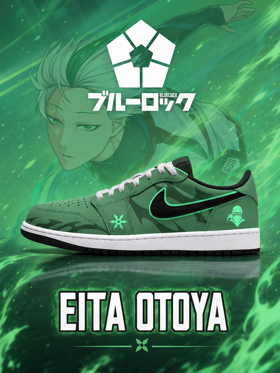 Eita Otoya V.1 Custom Low-Top Court Sneakers