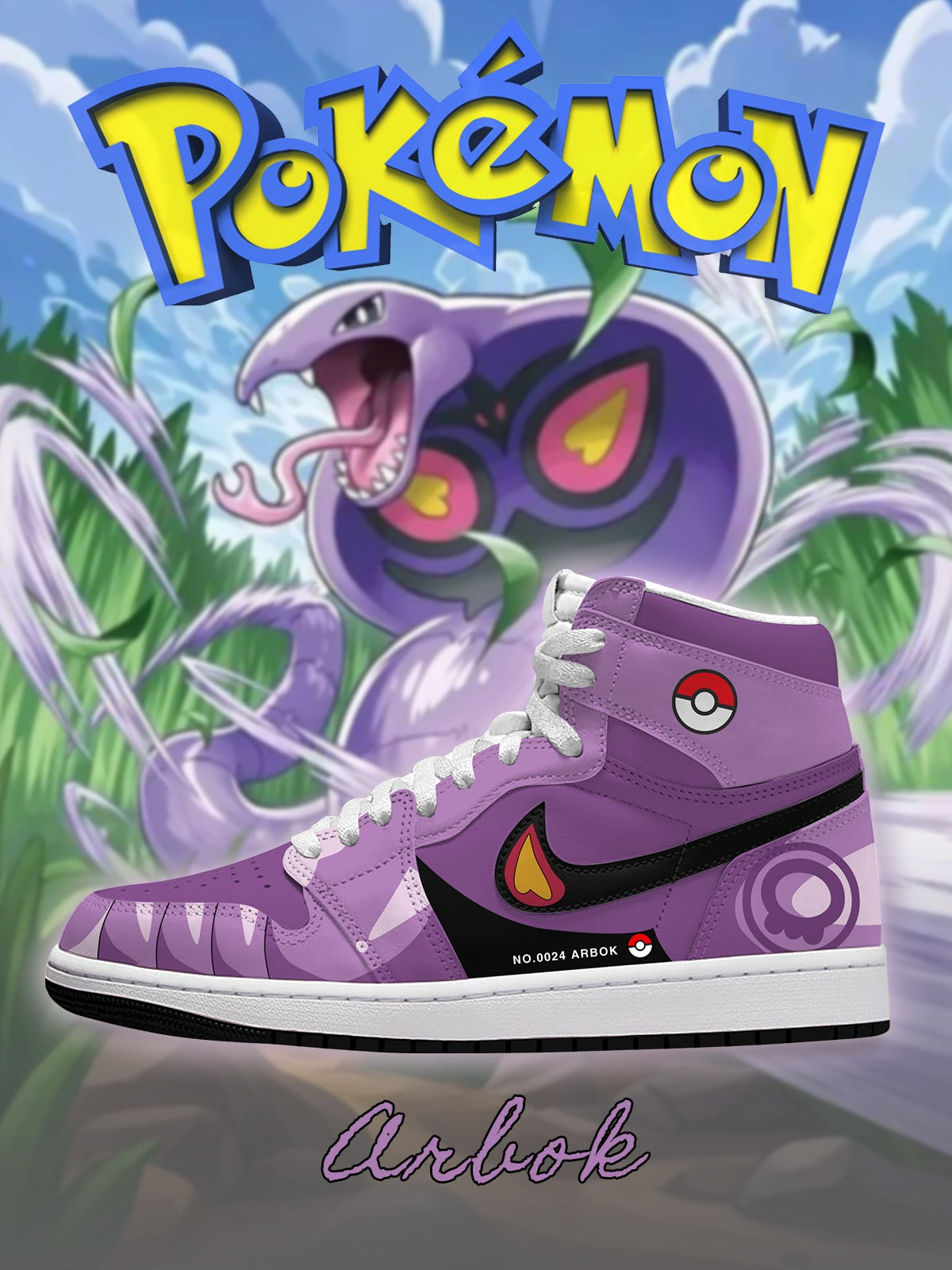 Arbok V.1 Custom High-Top Sneakers