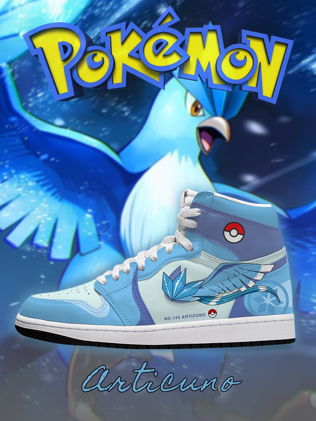 Articuno V.1 Custom High-Top Sneakers
