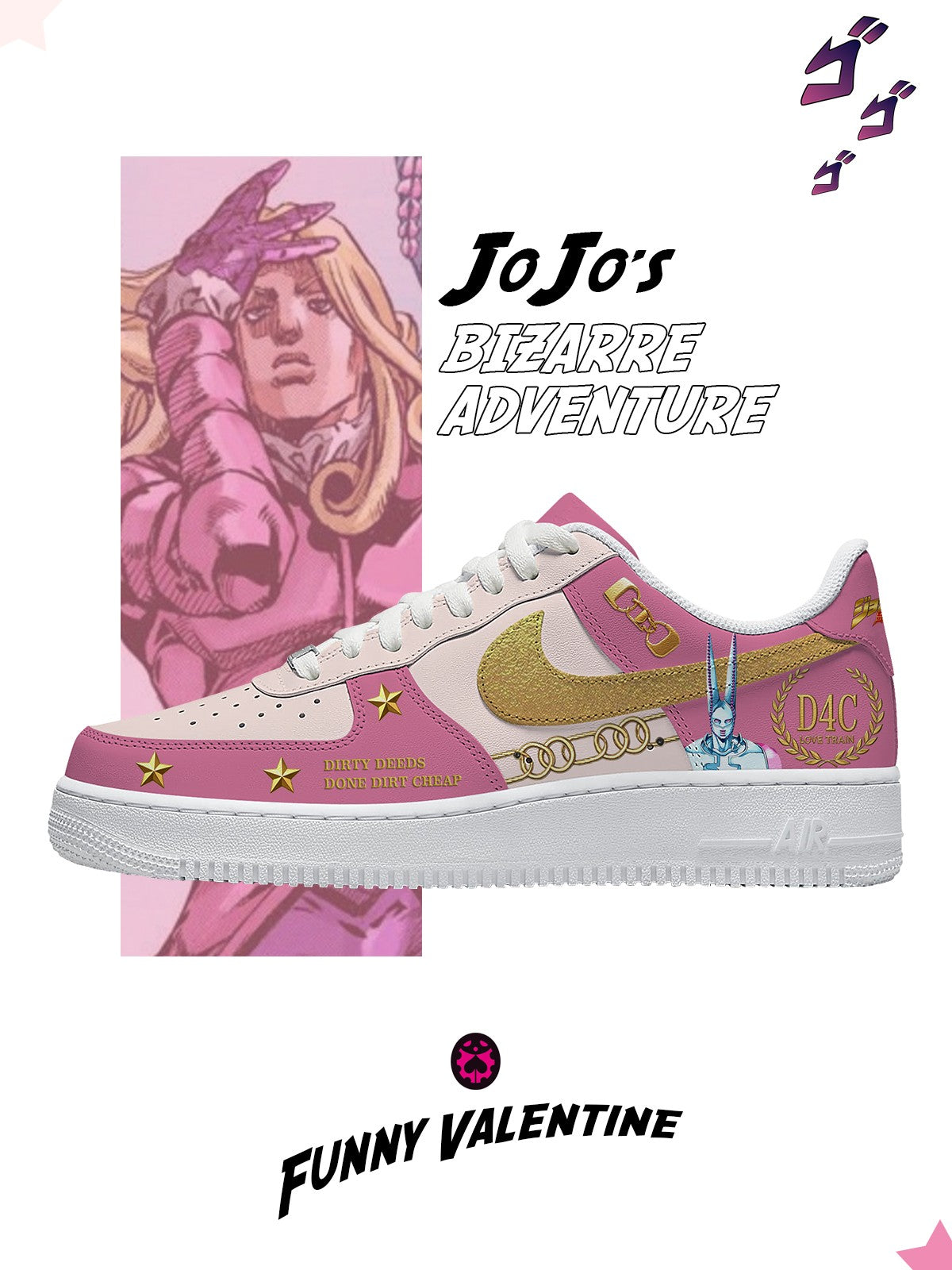 Funny Valentine V.1 Custom Air-Style Sneakers