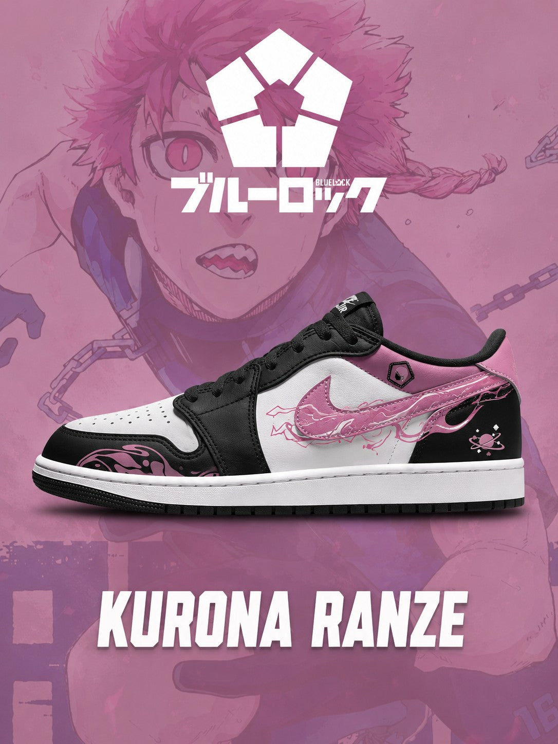 Kurona Ranze V.1 Custom Low-Top Court Sneakers