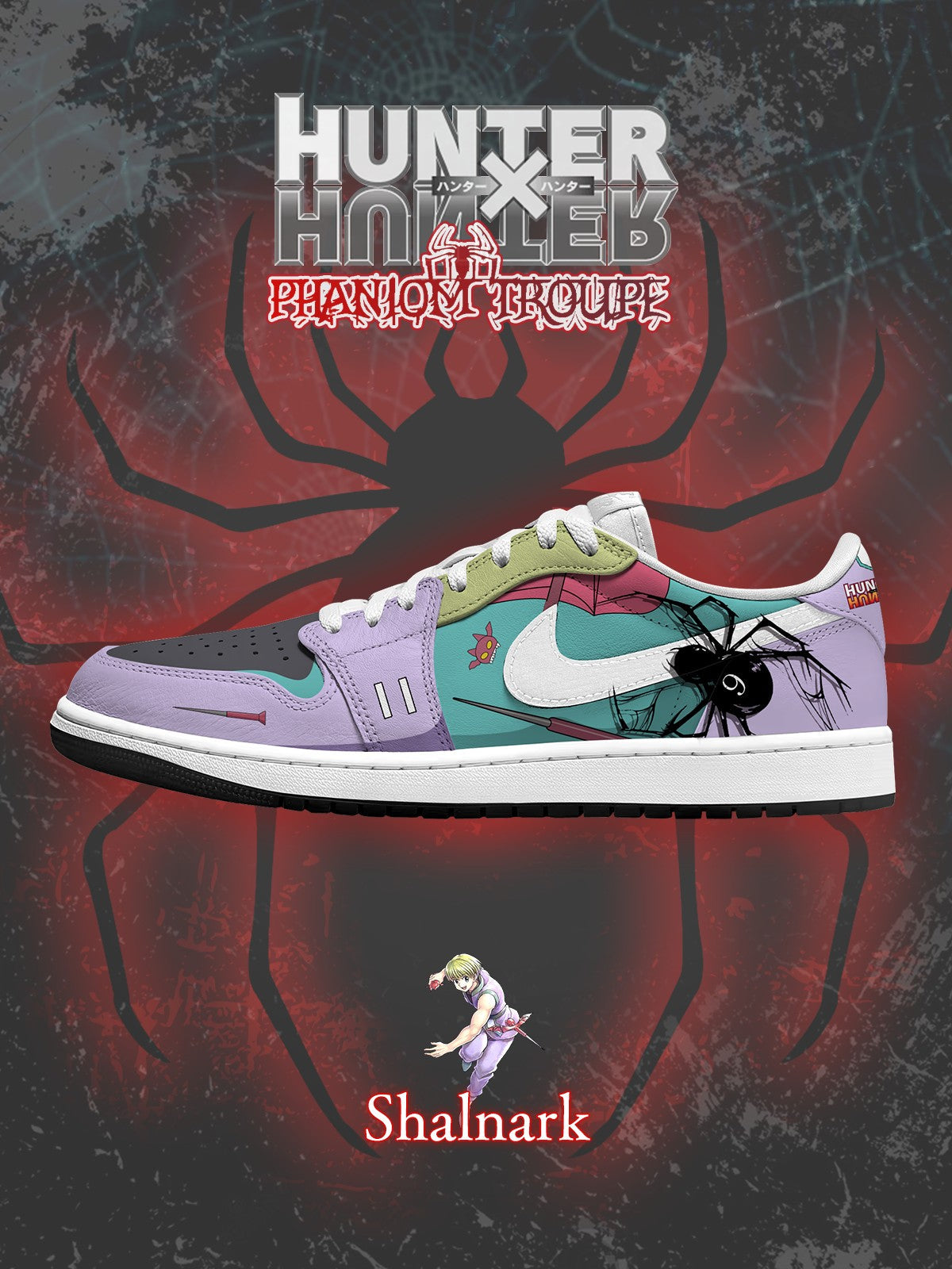 Shalnark V.1 Custom Low-Top Court Sneakers