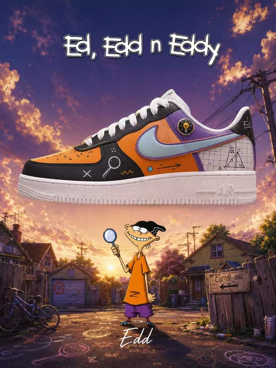 Edd V.1 Custom Air-Style Sneakers